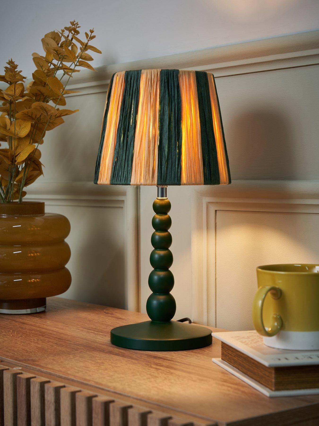 The Very Collection Bobble Wooden Table Lamp