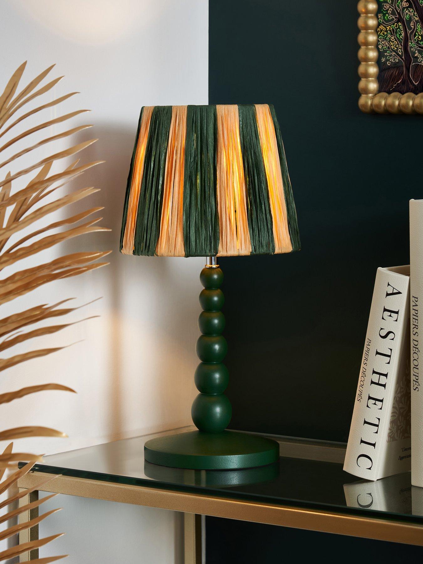Very Home Bobble Wooden Table Lamp