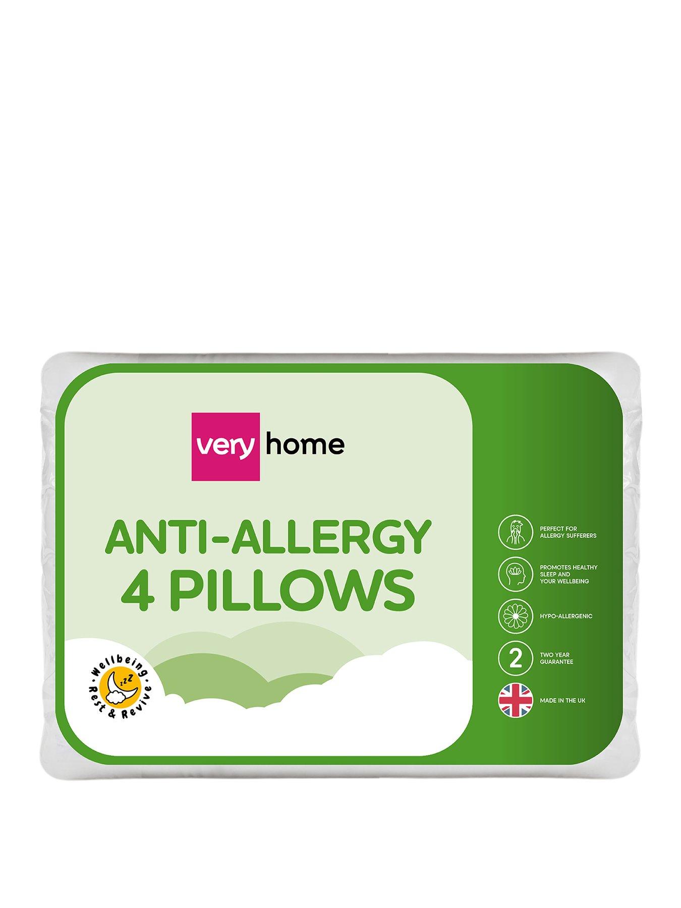The Very Collection Pack of 4 Anti-Allergy Pillows