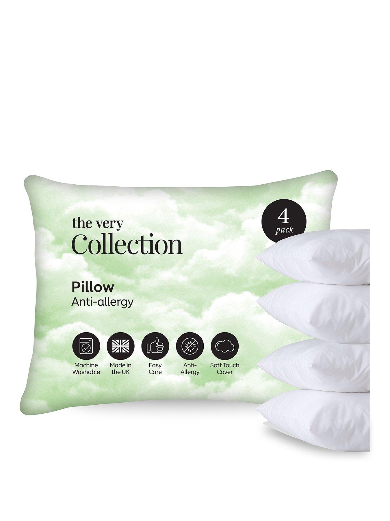 Very Home Pack of 4 Anti-Allergy Pillows