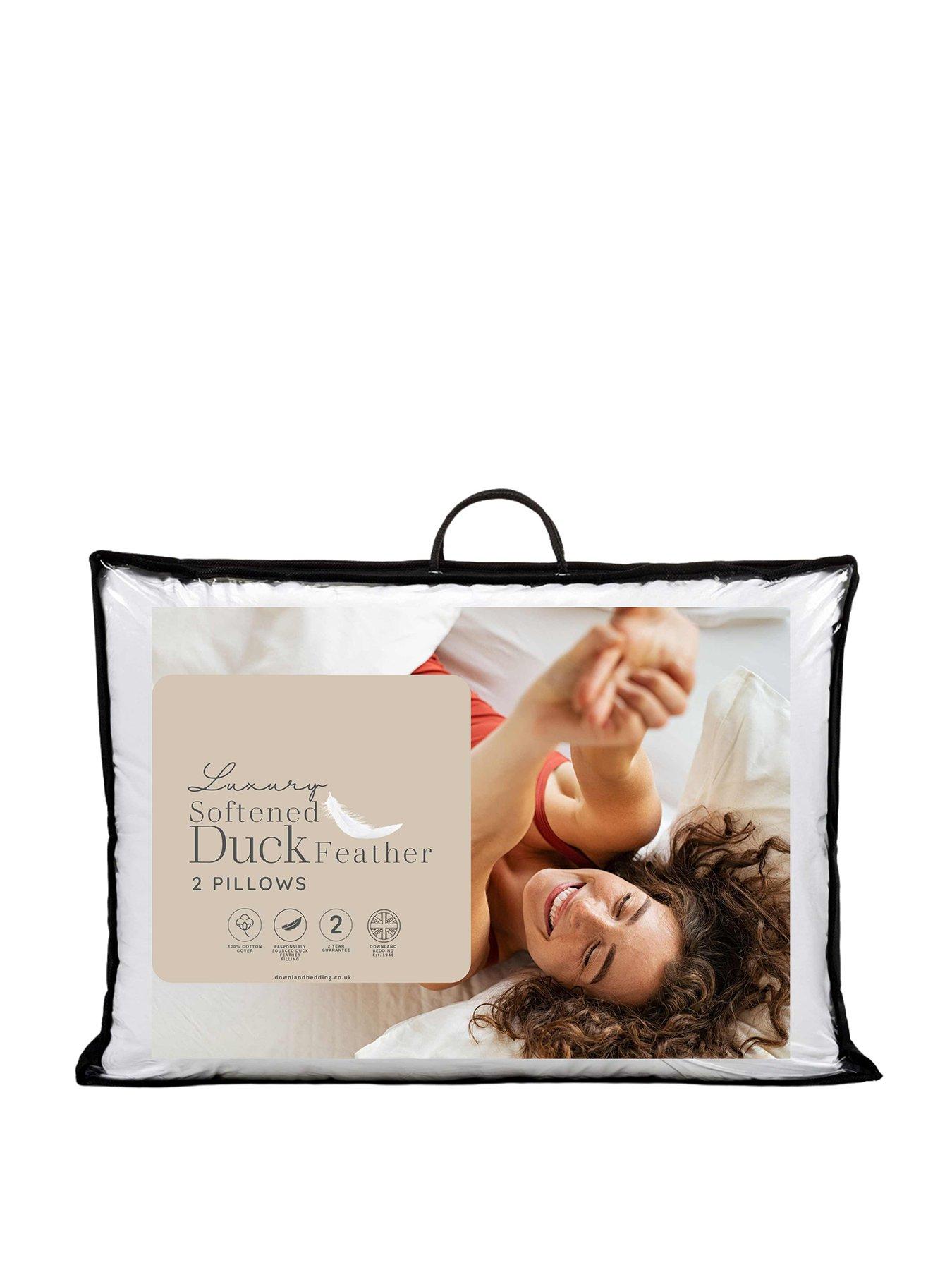 The Very Collection Softened Duck Feather Pillow Pair
