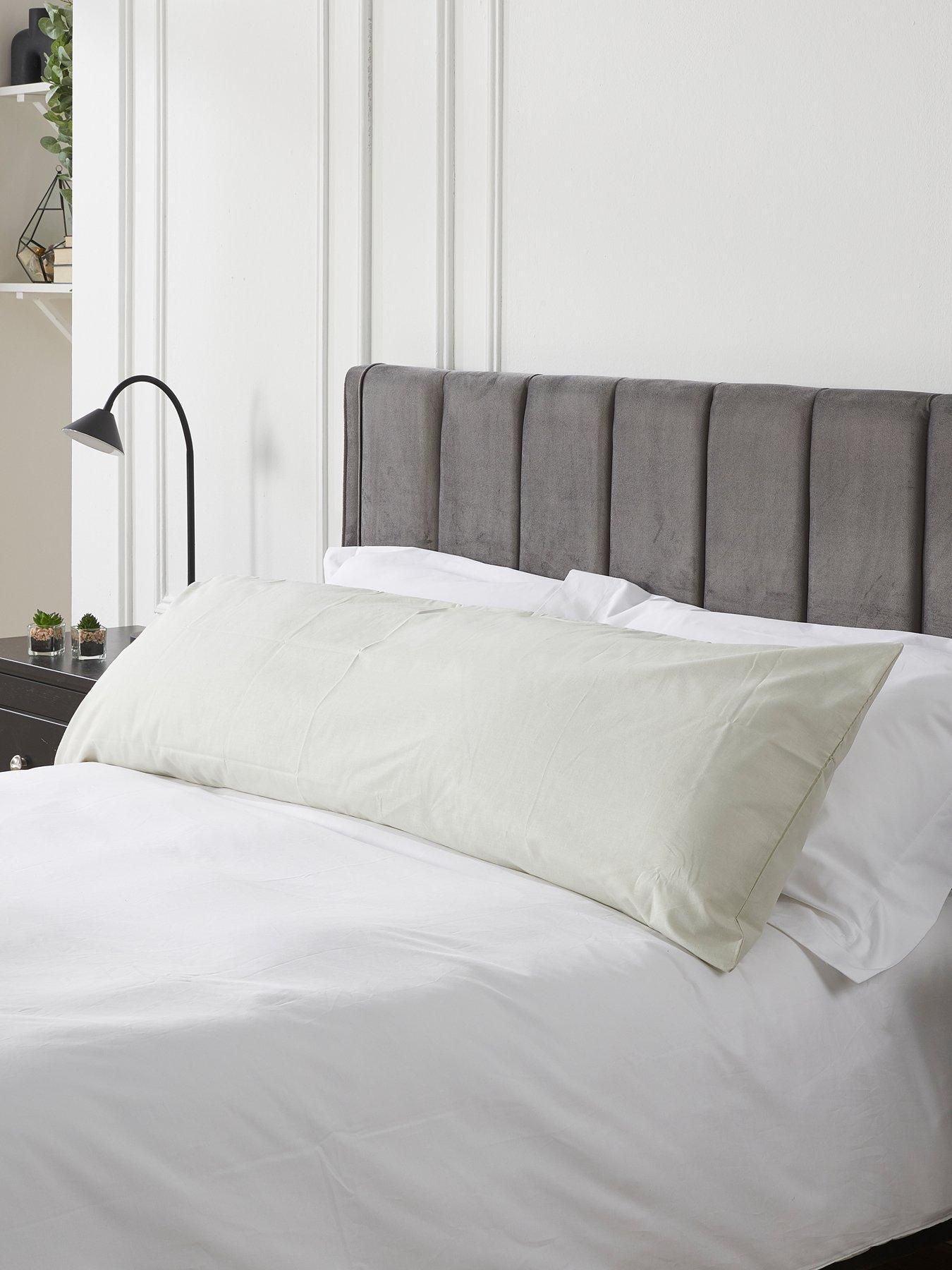 undefined 4'6" Huggable Body Pillow In White Case
