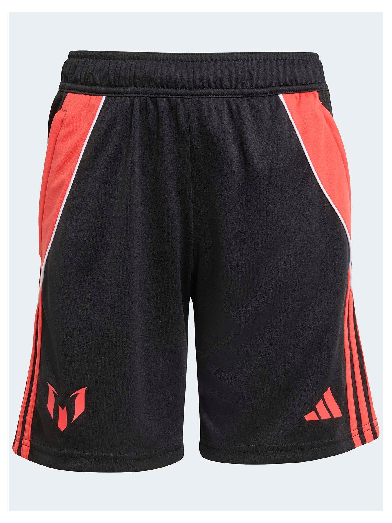 adidas Junior Messi Short, Black, Size 5-6 Years