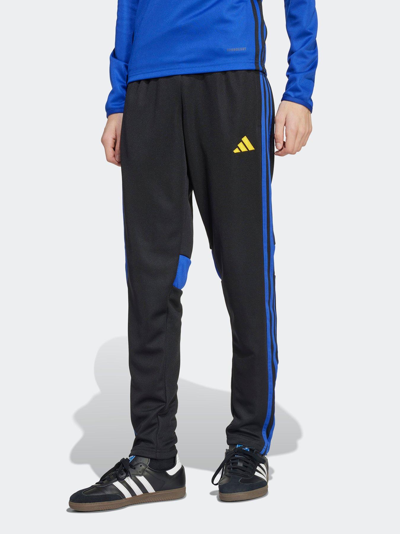 undefined Junior Tiro Essentials Woven Pant -Black/Blue