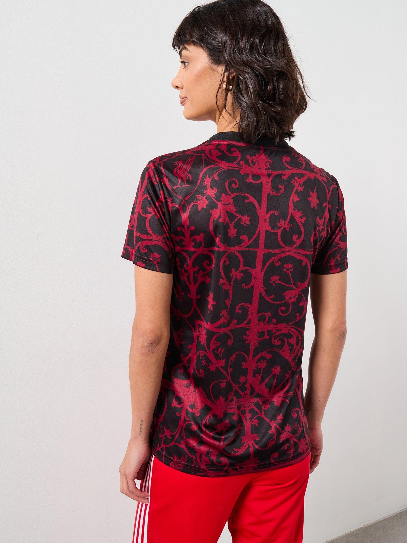 Image 2 of 6 of adidas Liverpool Womens 25/26 Pre Match Shirt -Black