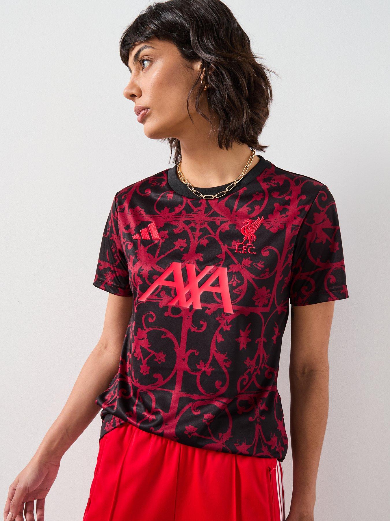 Image 5 of 6 of adidas Liverpool Womens 25/26 Pre Match Shirt -Black