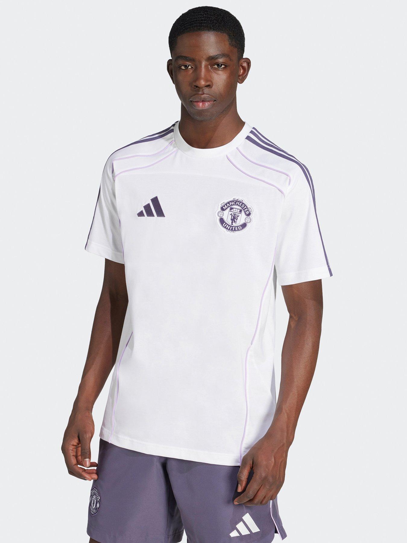 adidas Mens Manchester United Urban Purist Tee White Very - Main Image