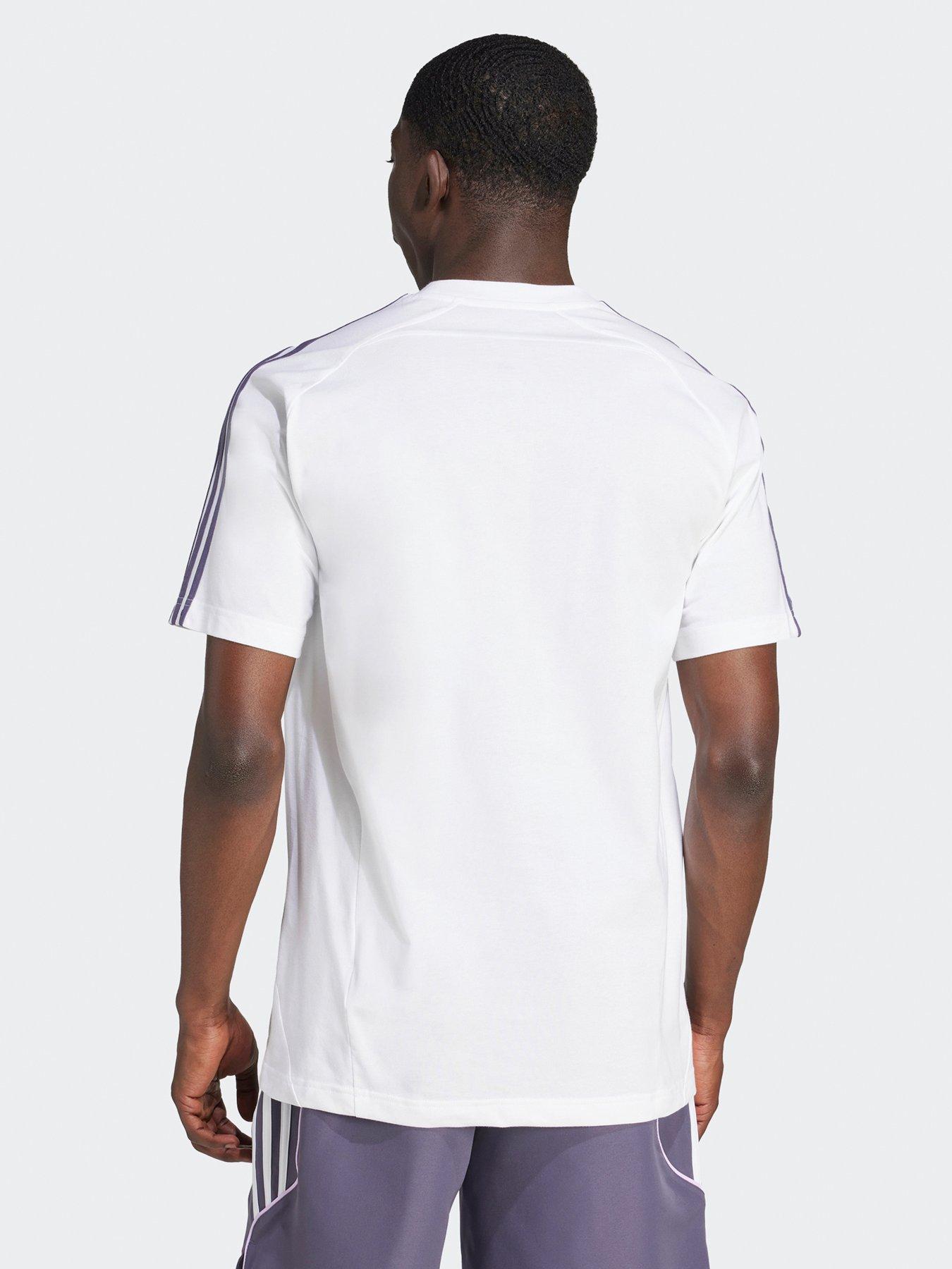 Image 2 of 5 of adidas Mens Manchester United Urban Purist Tee - White