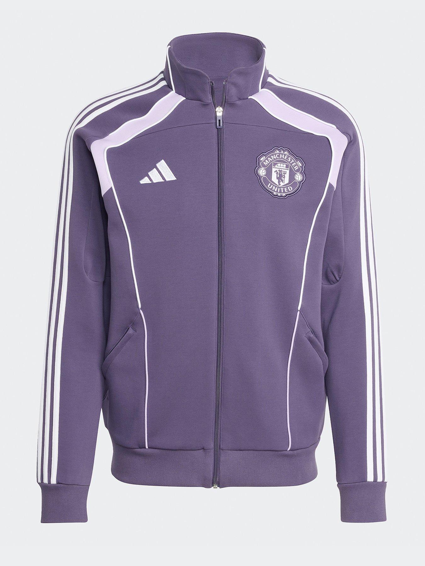 undefined Mens Manchester United Urban Purist Track Top - Purple