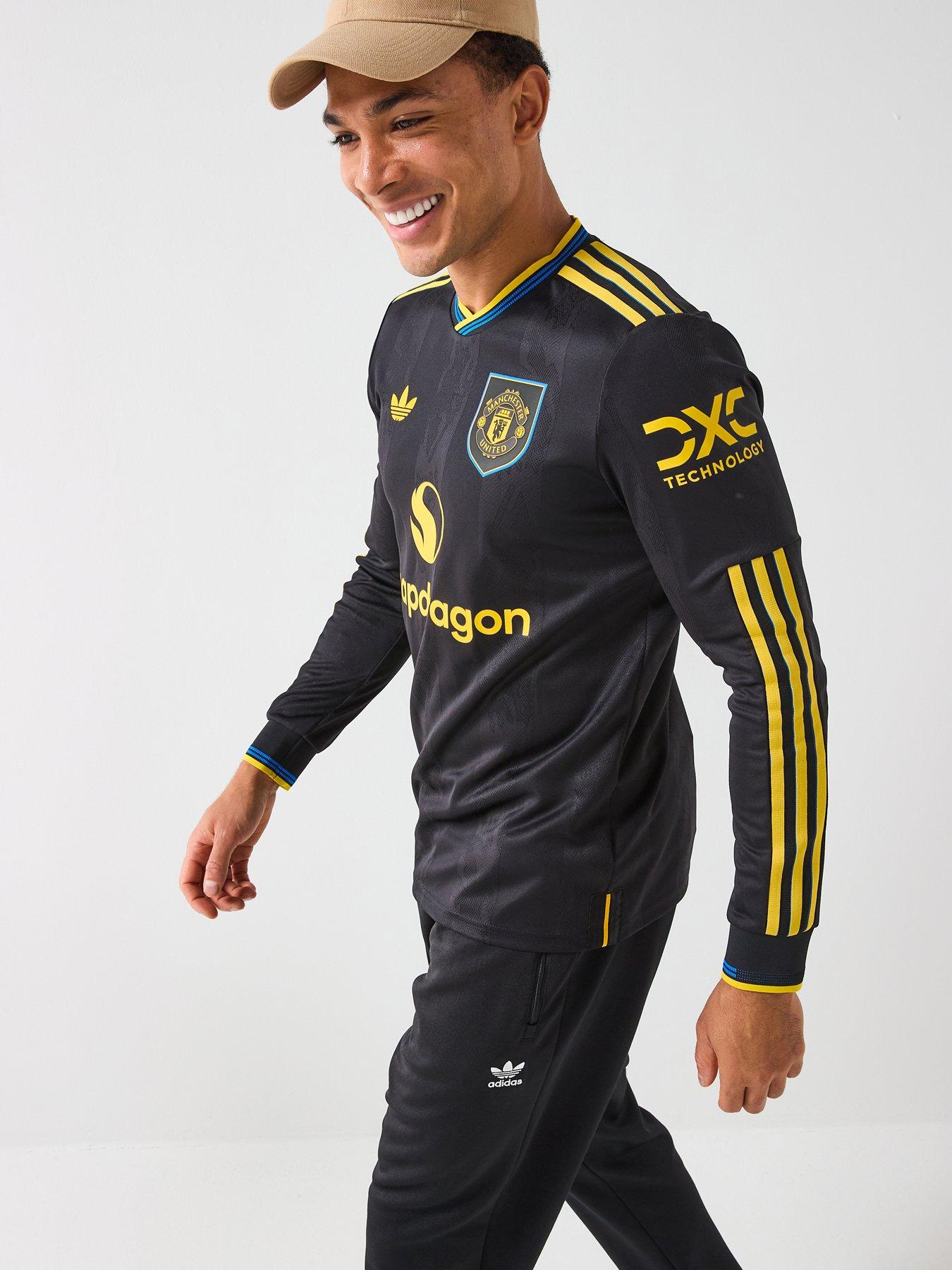 long sleeve man united 3rd kit mens