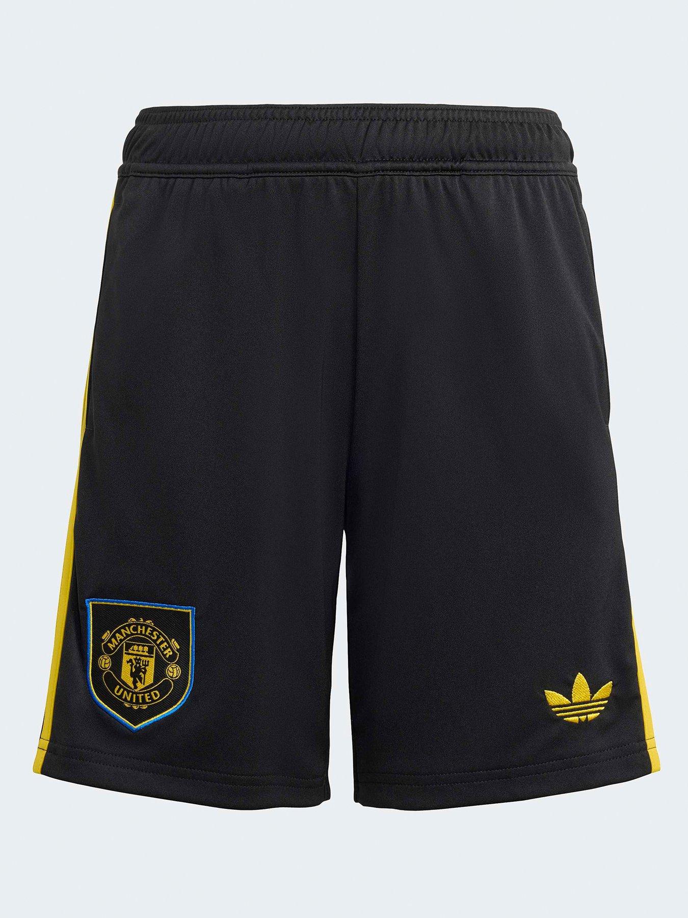 adidas Manchester United Junior 25/26 3rd Stadium Shorts - Black