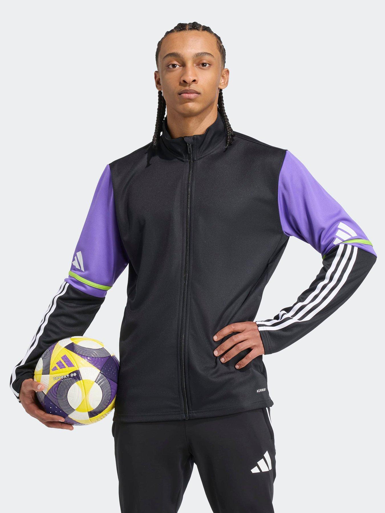 adidas Mens Squadra 25 Training Jacket - Black/purple
