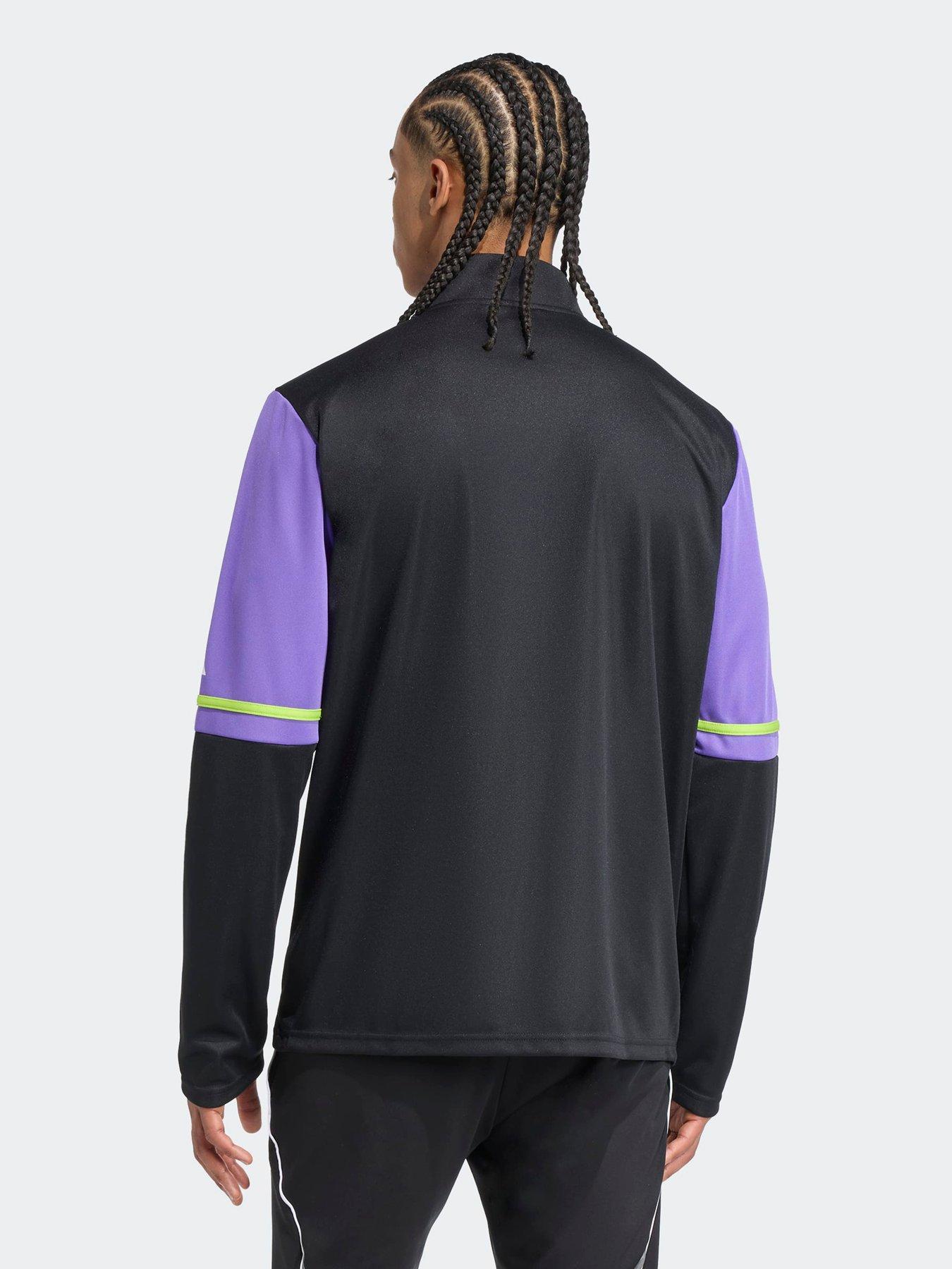 Image 2 of 6 of adidas Mens Squadra 25 Training Jacket - Black/purple