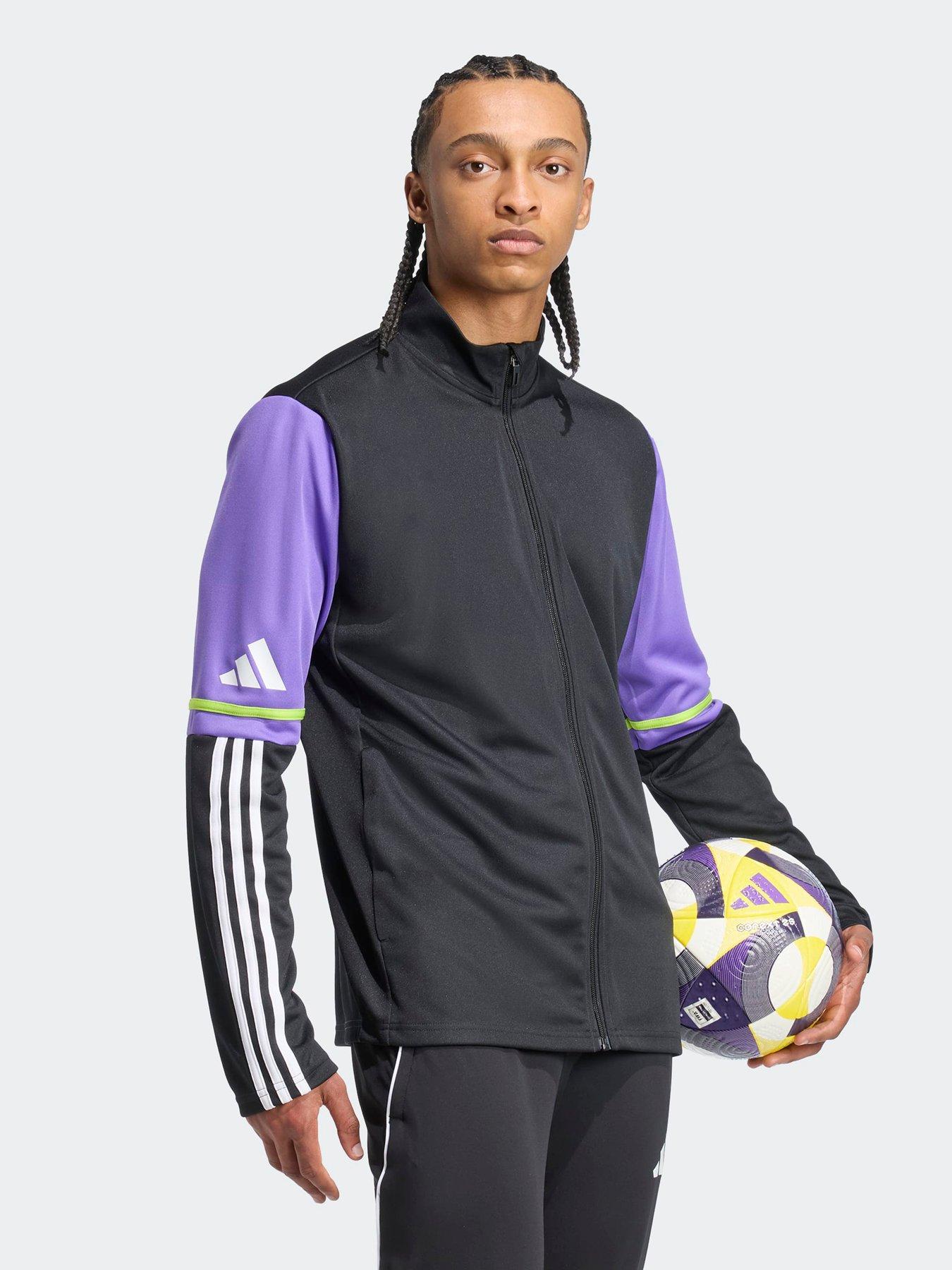 Image 3 of 6 of adidas Mens Squadra 25 Training Jacket - Black/purple