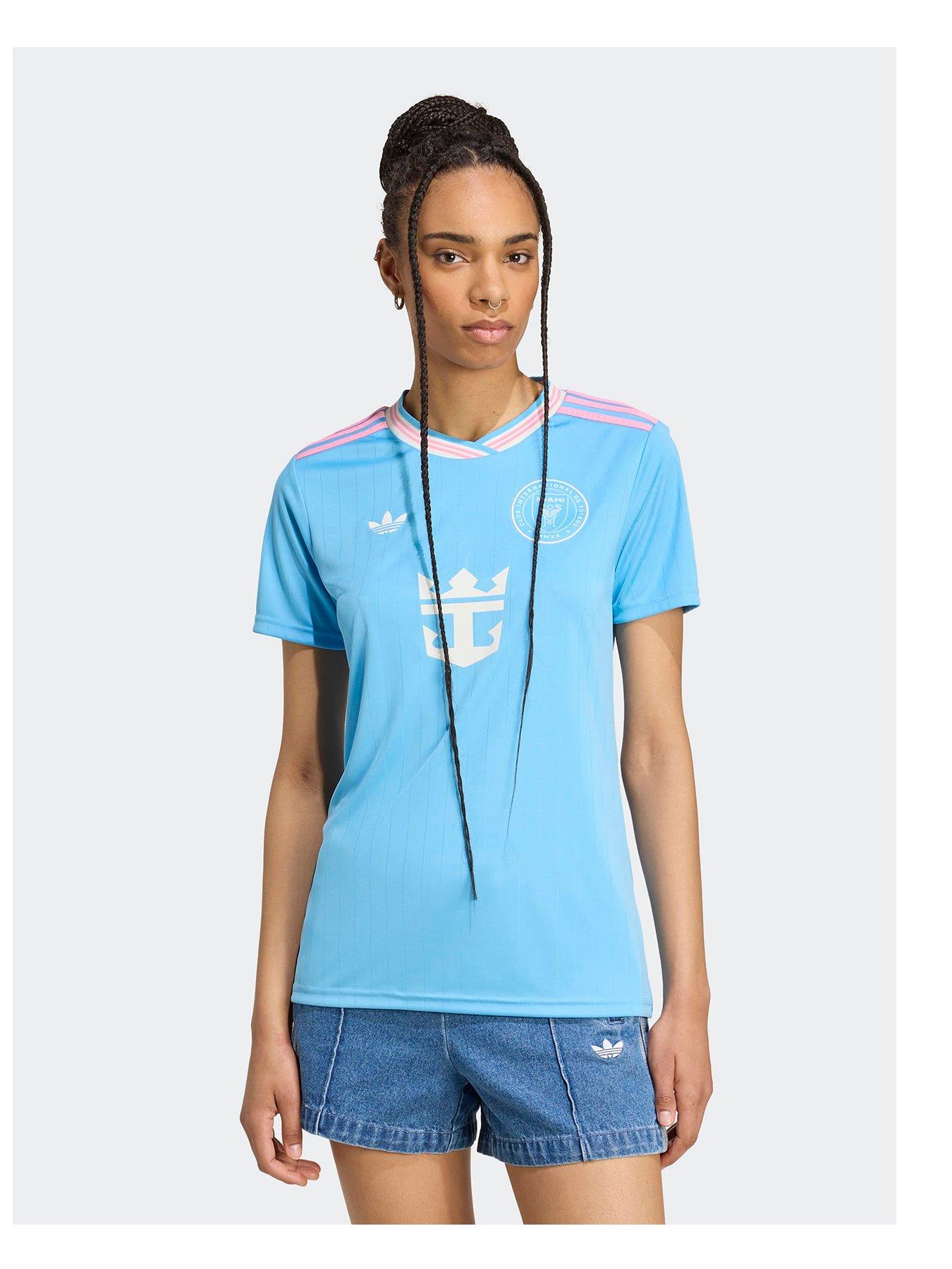 adidas Inter Miami Womens 25/26 3Rd Stadium Replica Shirt, Blue, Size M, Women