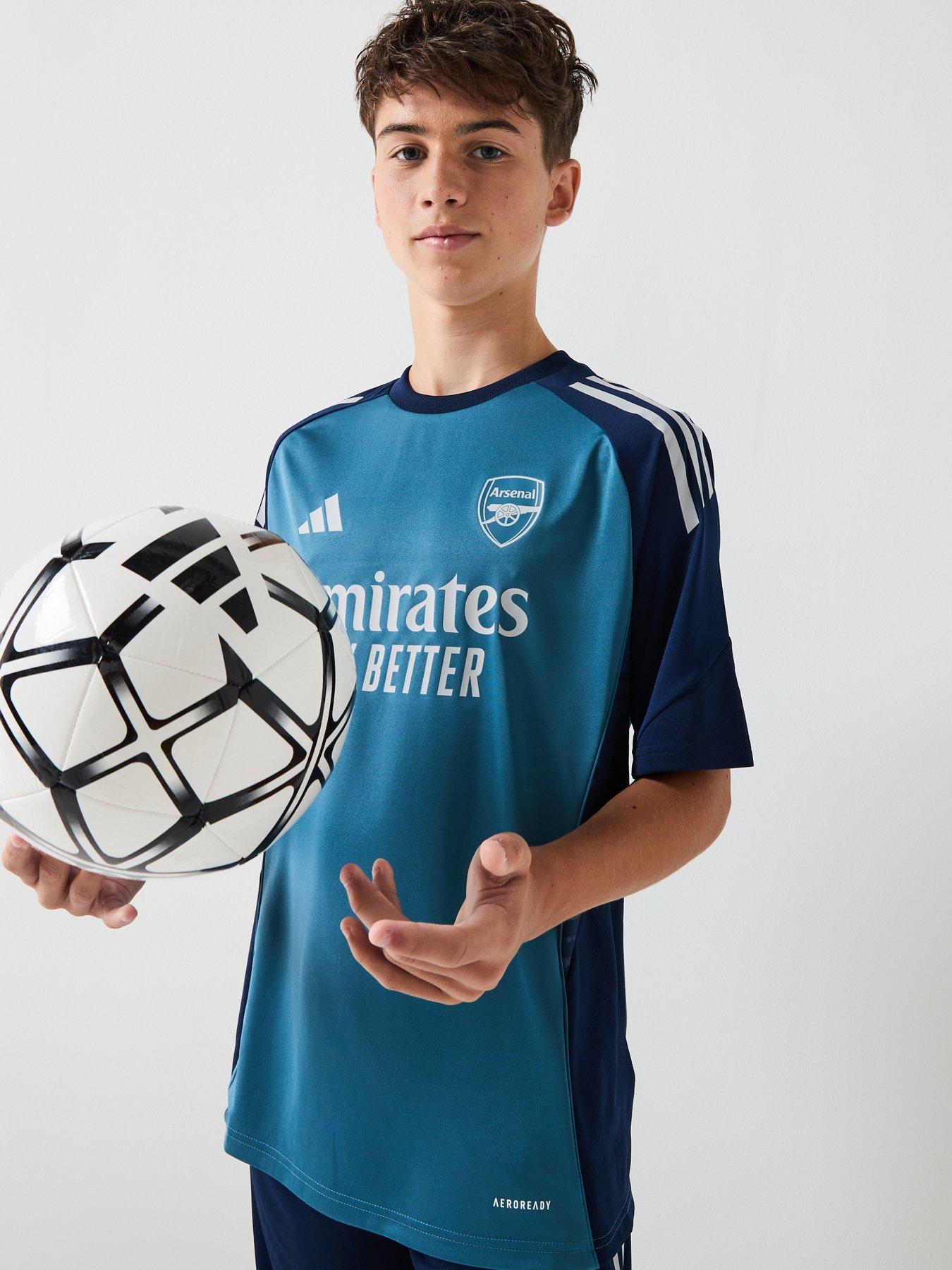 adidas Junior Arsenal Trainingwear Jersey, Blue, Size 13-14 Years
