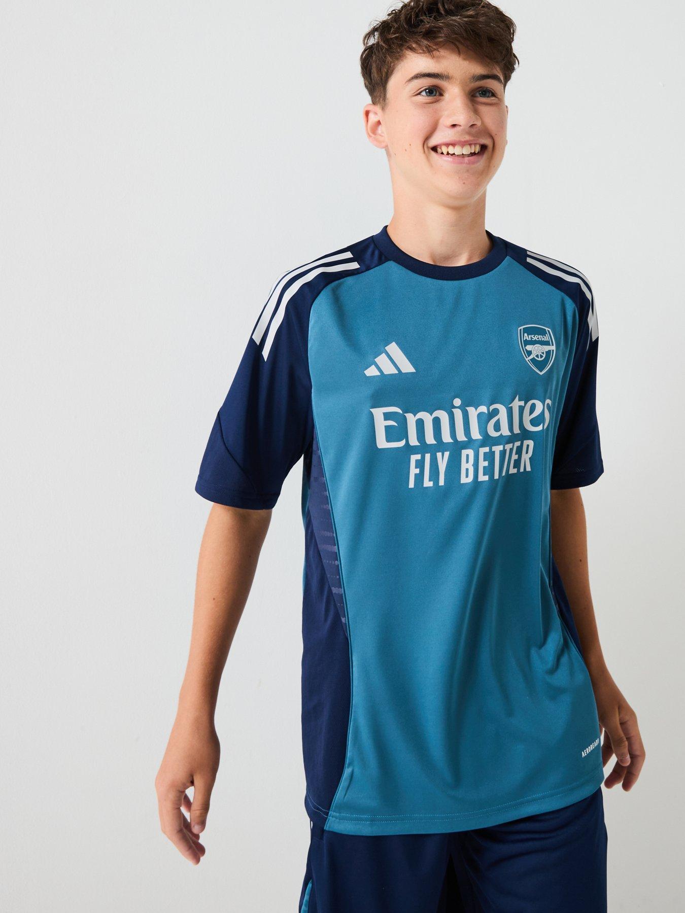 Image 6 of 6 of adidas Junior Arsenal Trainingwear Jersey - Blue
