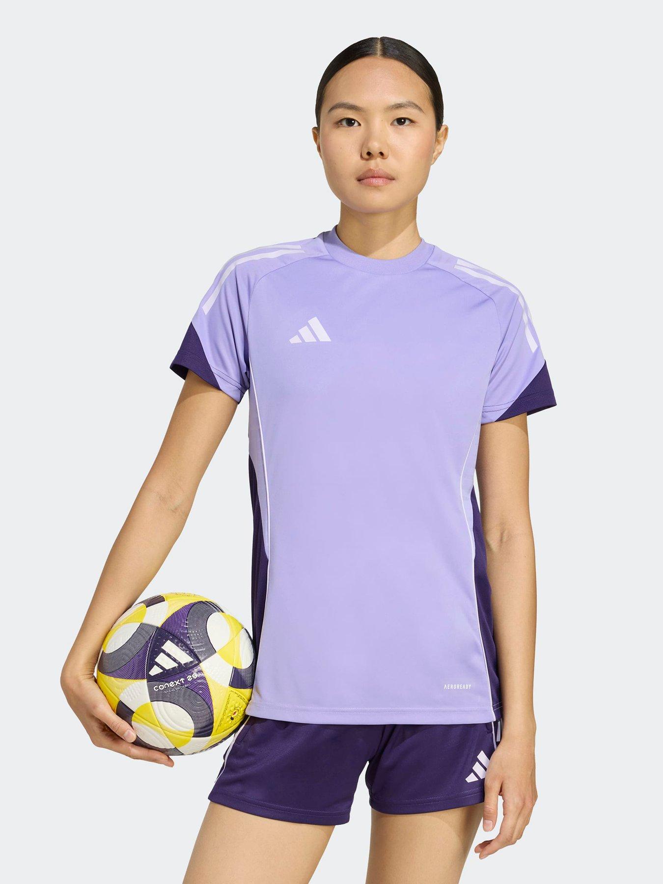 adidas Womens Tiro 25 Training Jersey - Purple