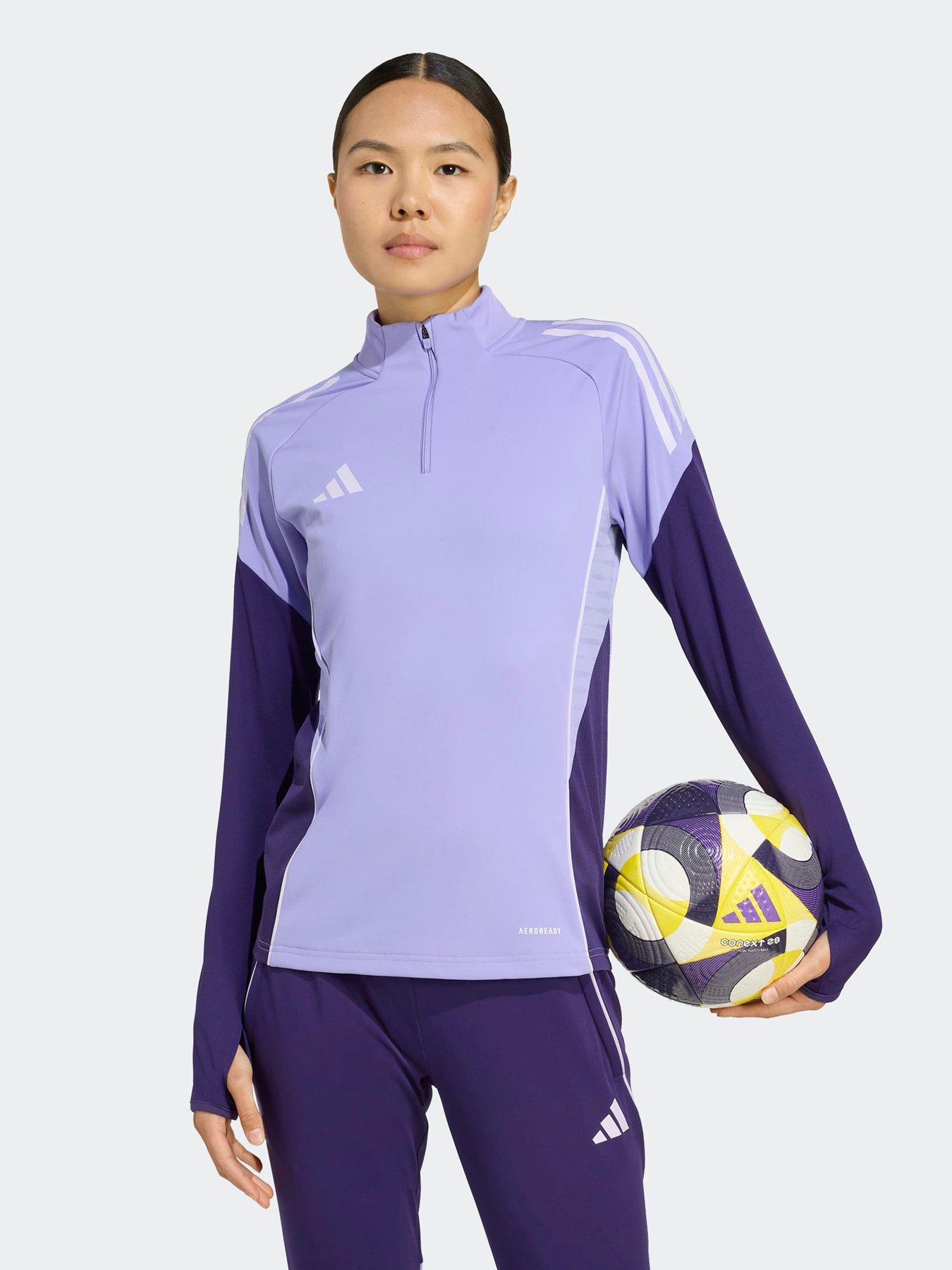 Image 1 of 6 of adidas Womens Tiro 25 Training Top- Purple