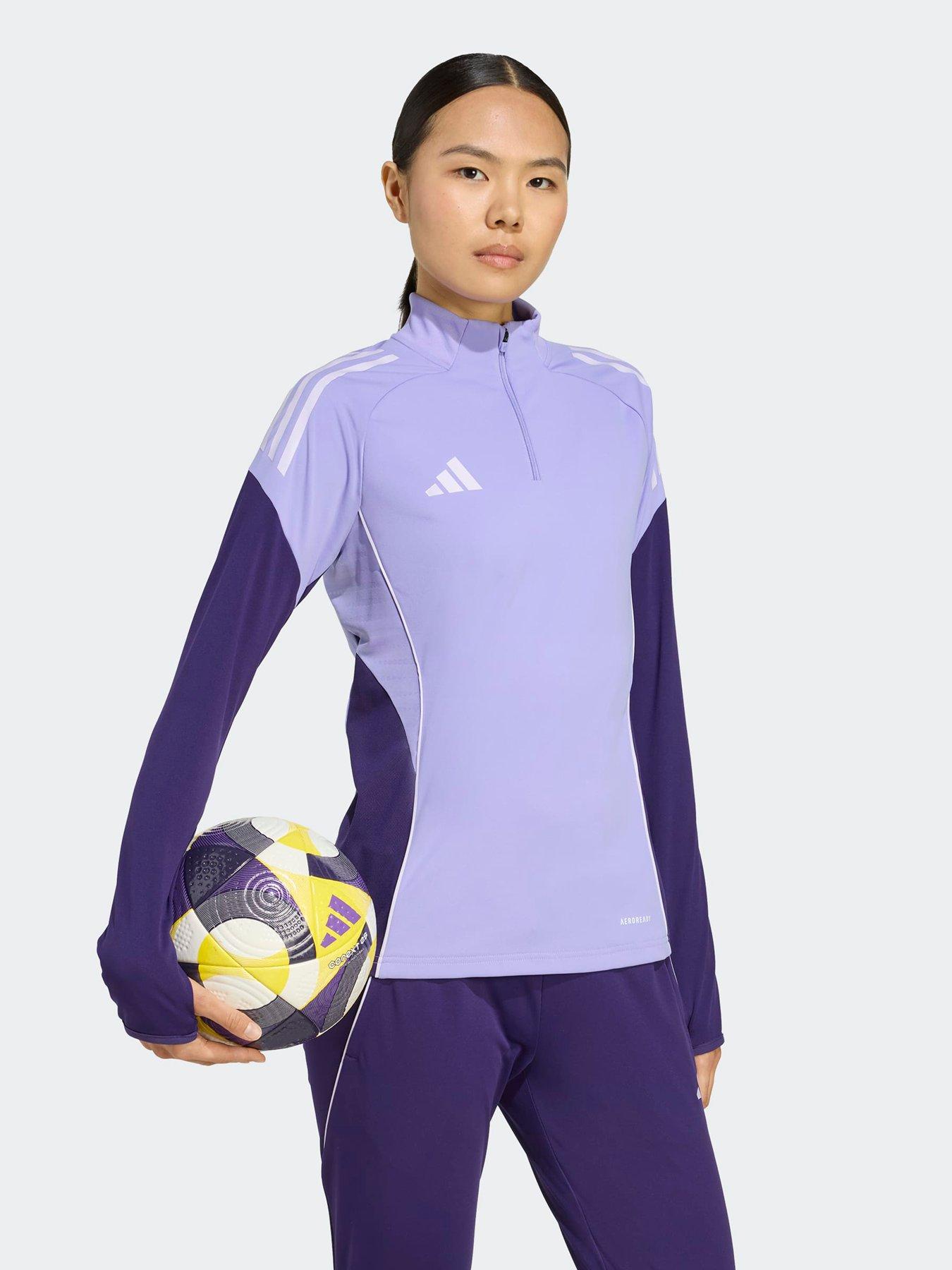 Image 4 of 6 of adidas Womens Tiro 25 Training Top- Purple