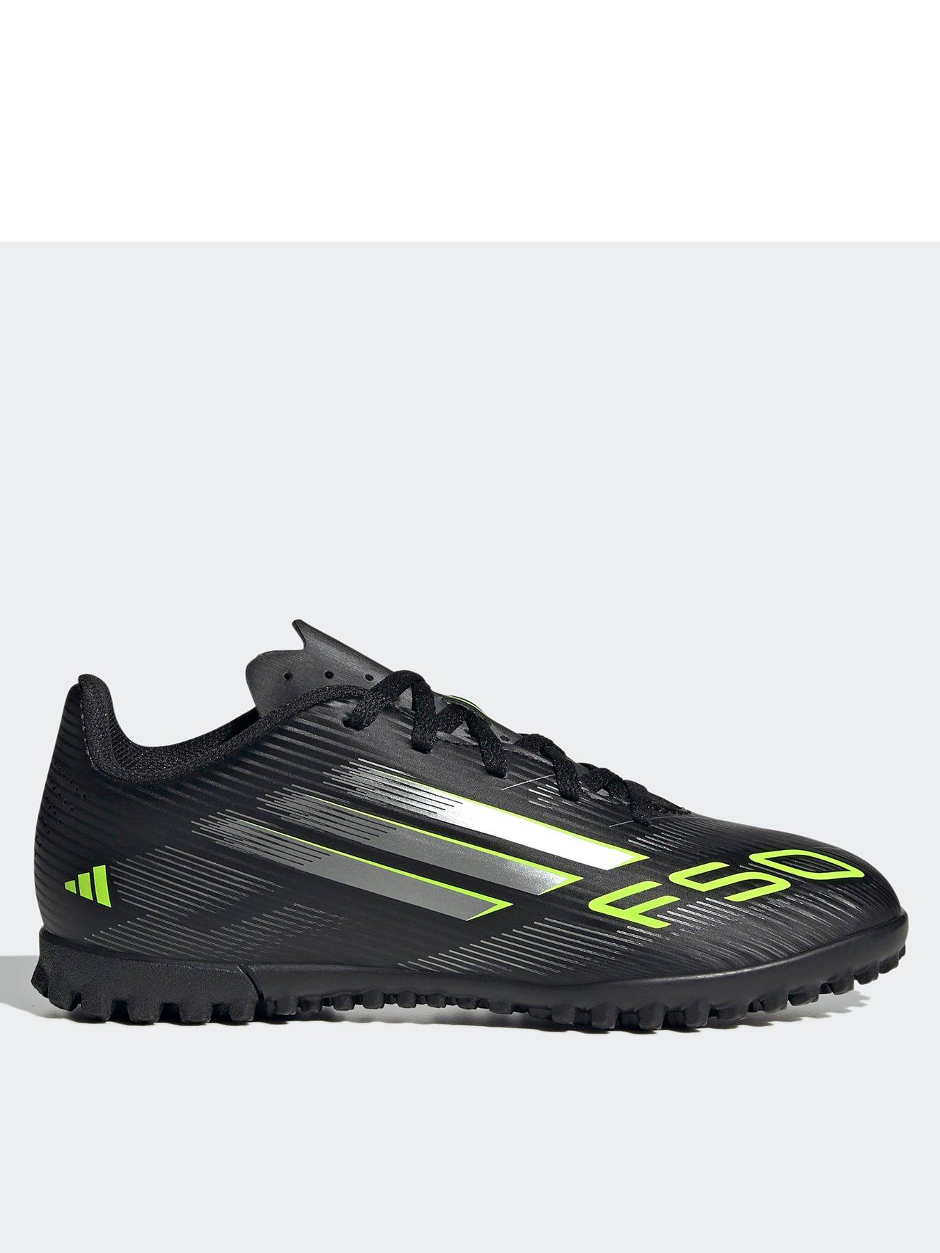 adidas Junior F50 Club Astro Turf Football Boots - Black