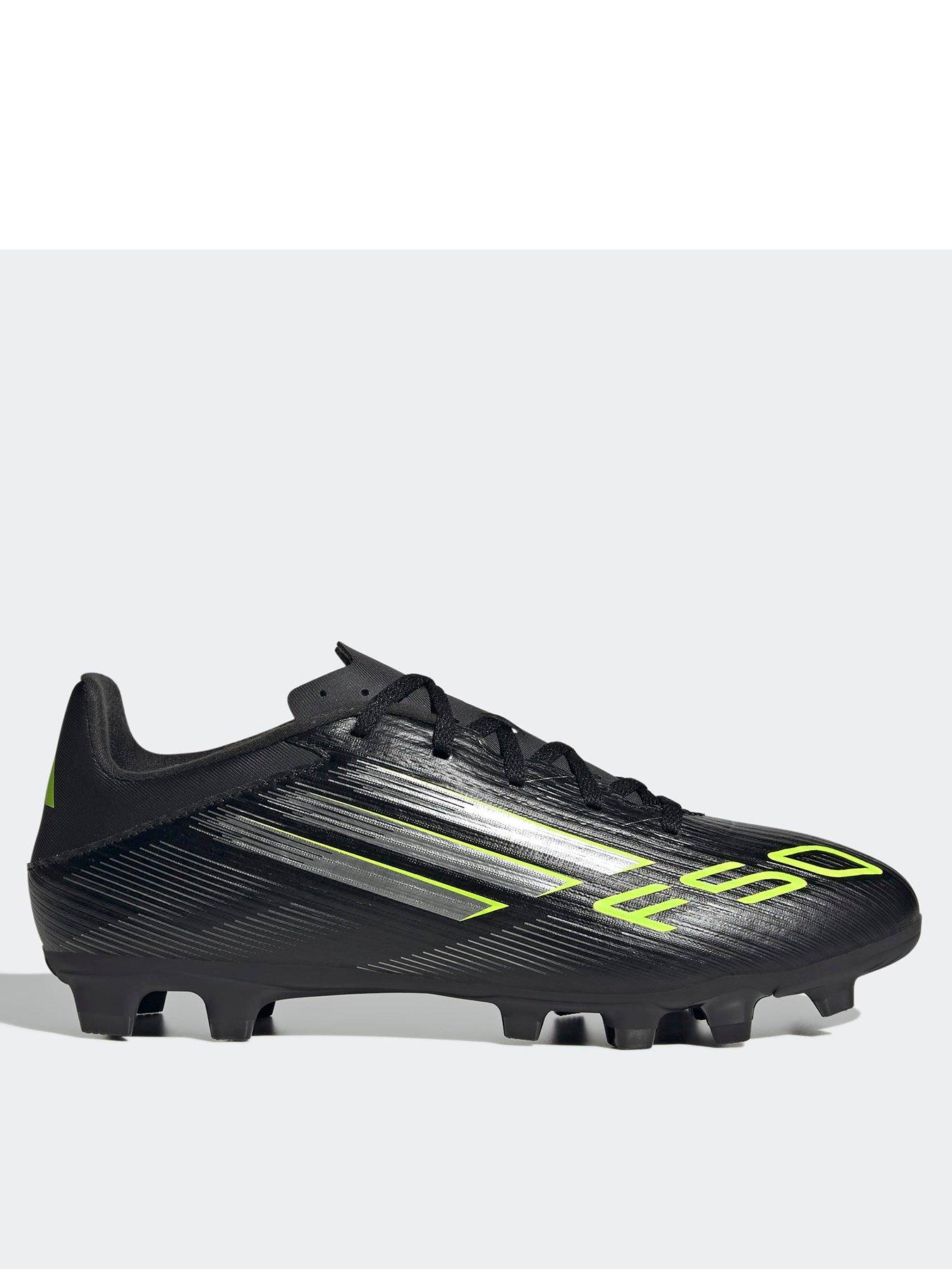 adidas Mens F50 Club Firm Ground Football Boots, Black, Size 9, Men