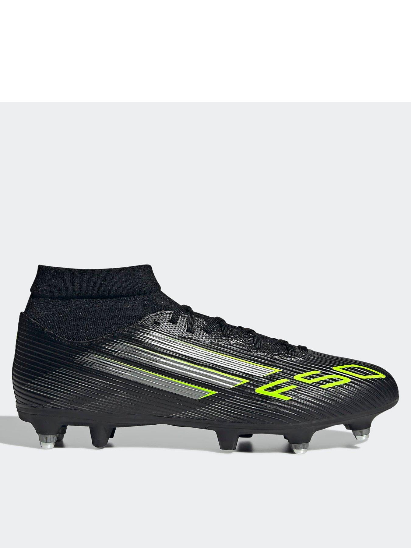 adidas Mens F50 League Soft Ground Football Boots, Black, Size 7, Men