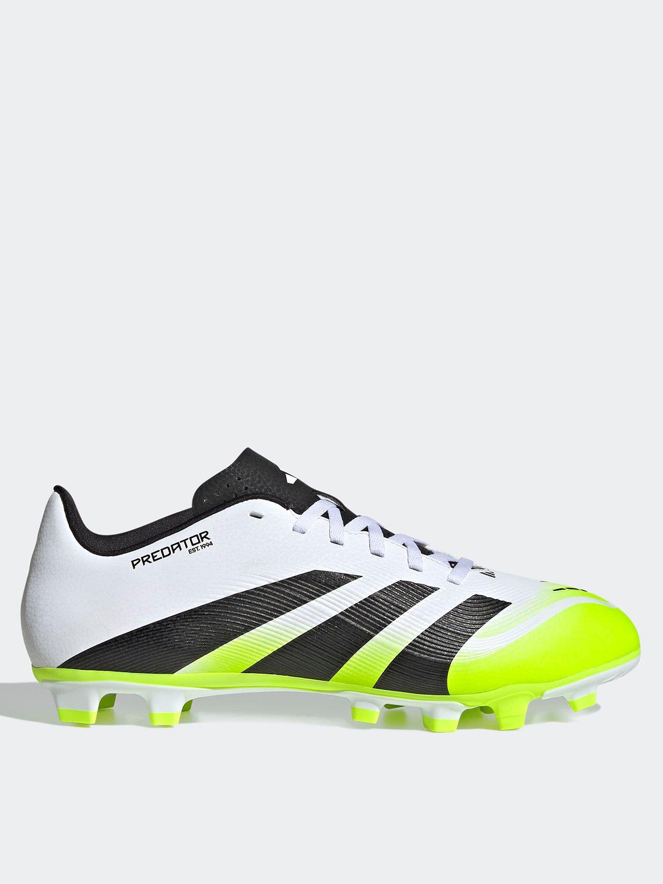 undefined Mens Predator Club Firm Ground Football Boots - White