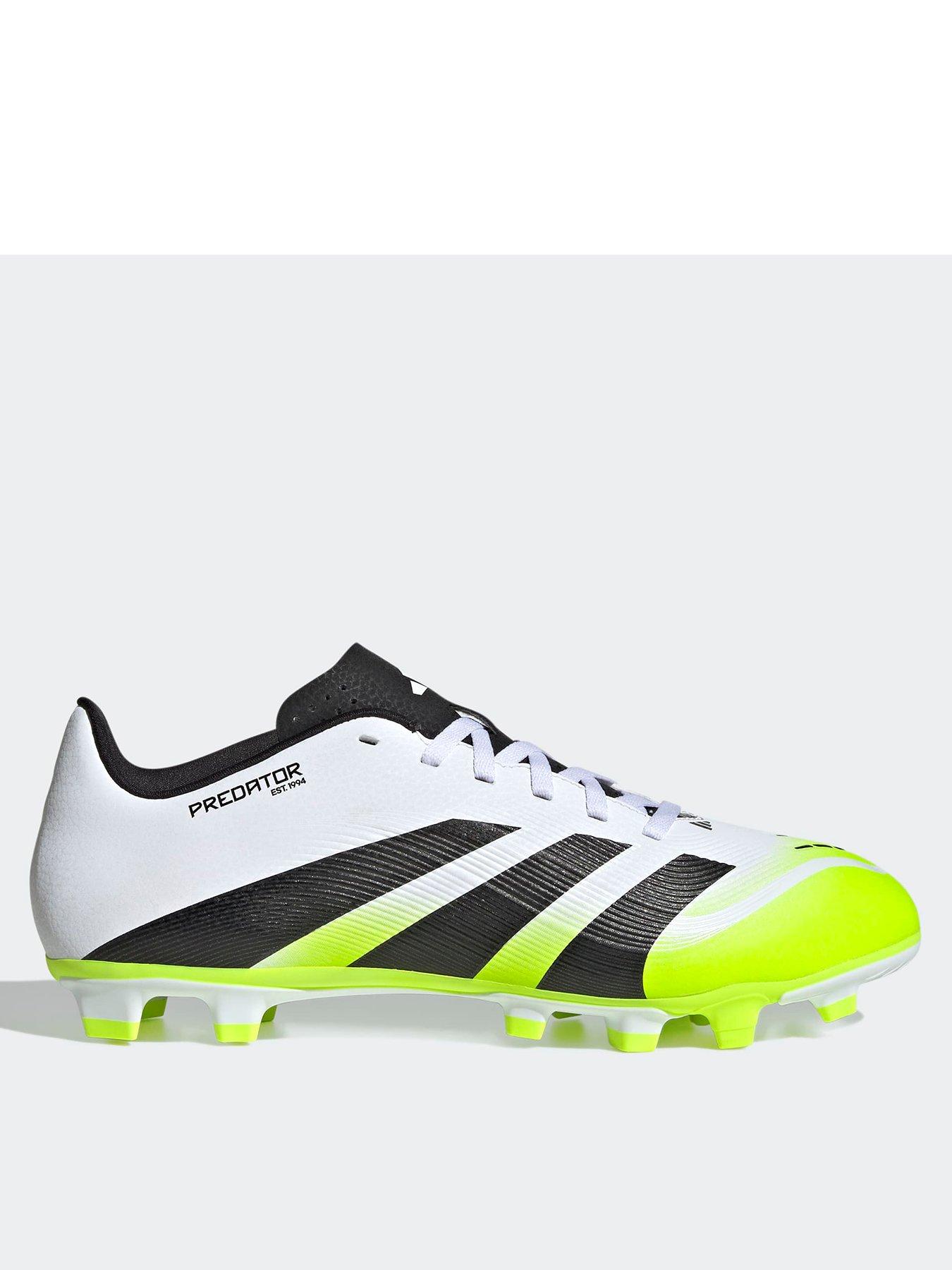 undefined Mens Predator Club Firm Ground Football Boots - White