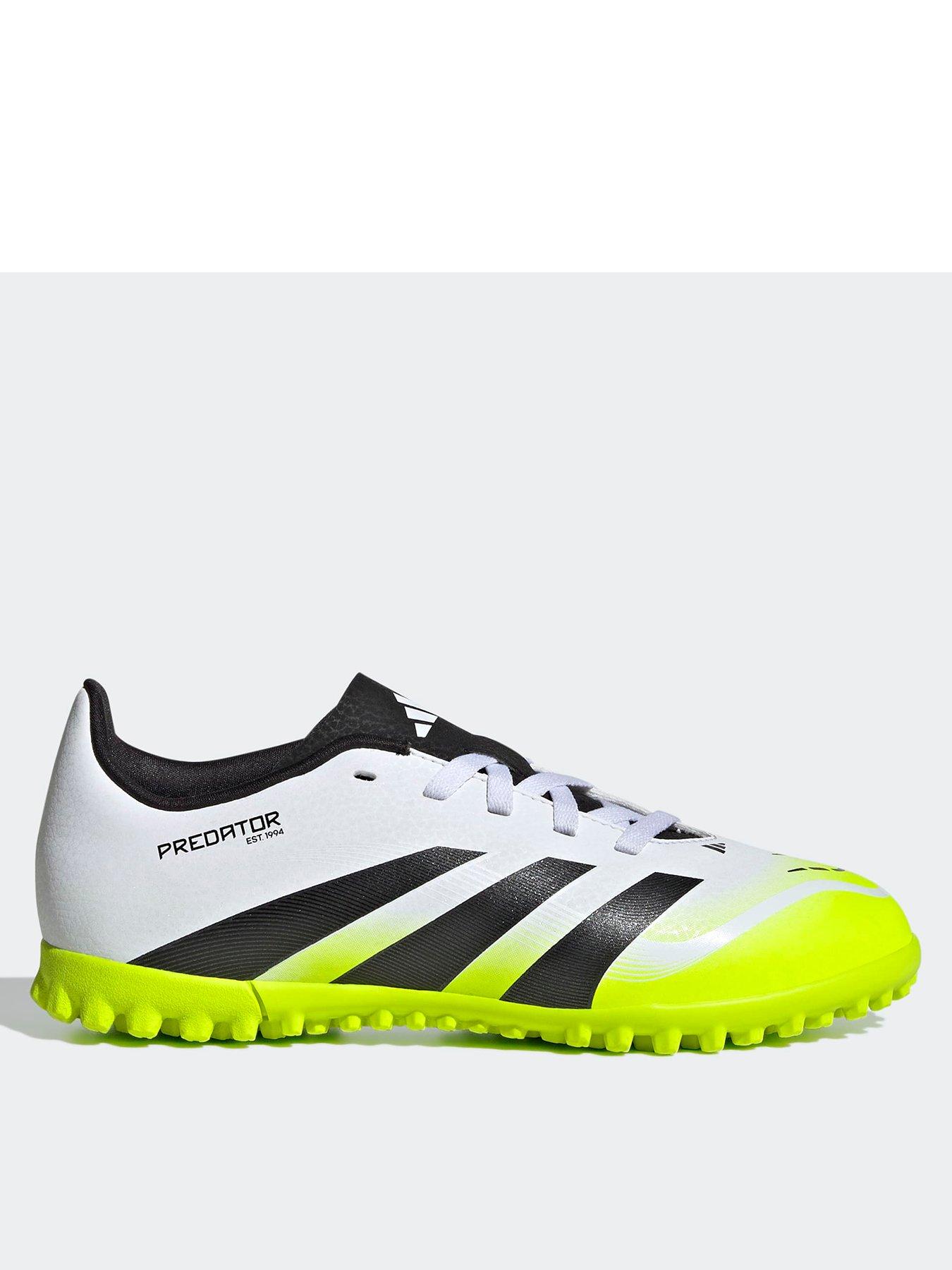 undefined Junior Predator Club Astro Turf Football Boots - White