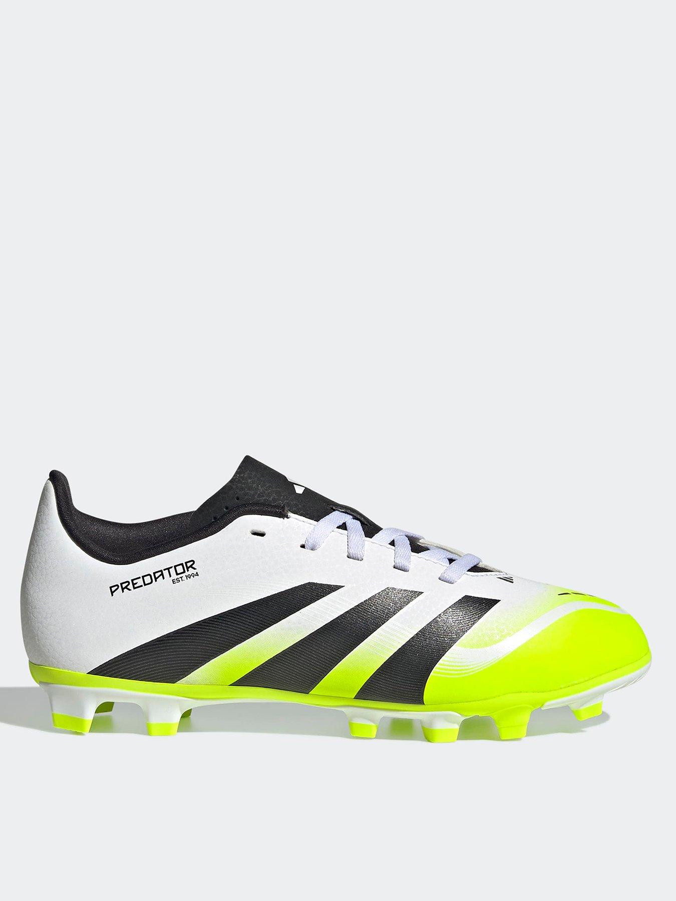 adidas Junior Predator Club Firm Ground Football Boots - White