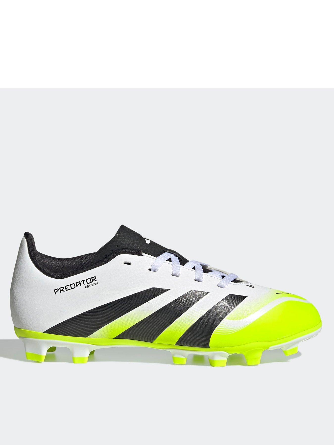 undefined Junior Predator Club Firm Ground Football Boots - White