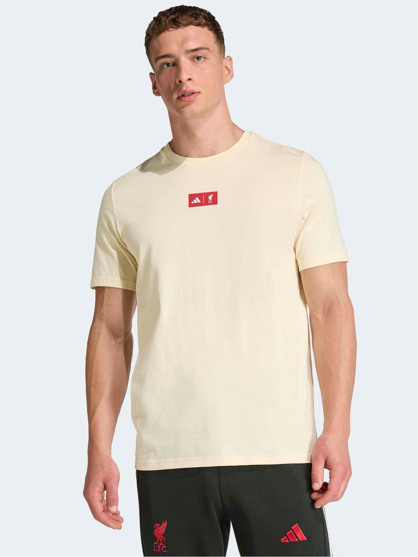 adidas Mens Liverpool Seasonal Tee, Cream, Size 2Xl, Men