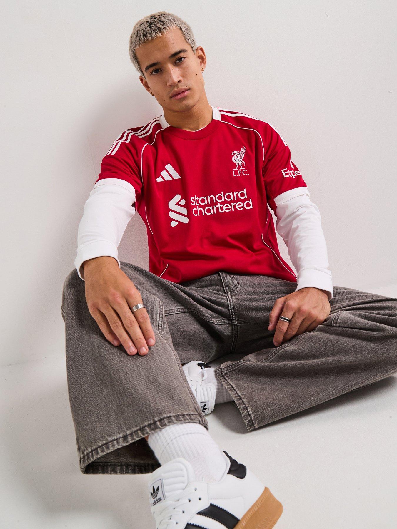 adidas Liverpool Men's 25/26 Home Stadium Replica Shirt - Red