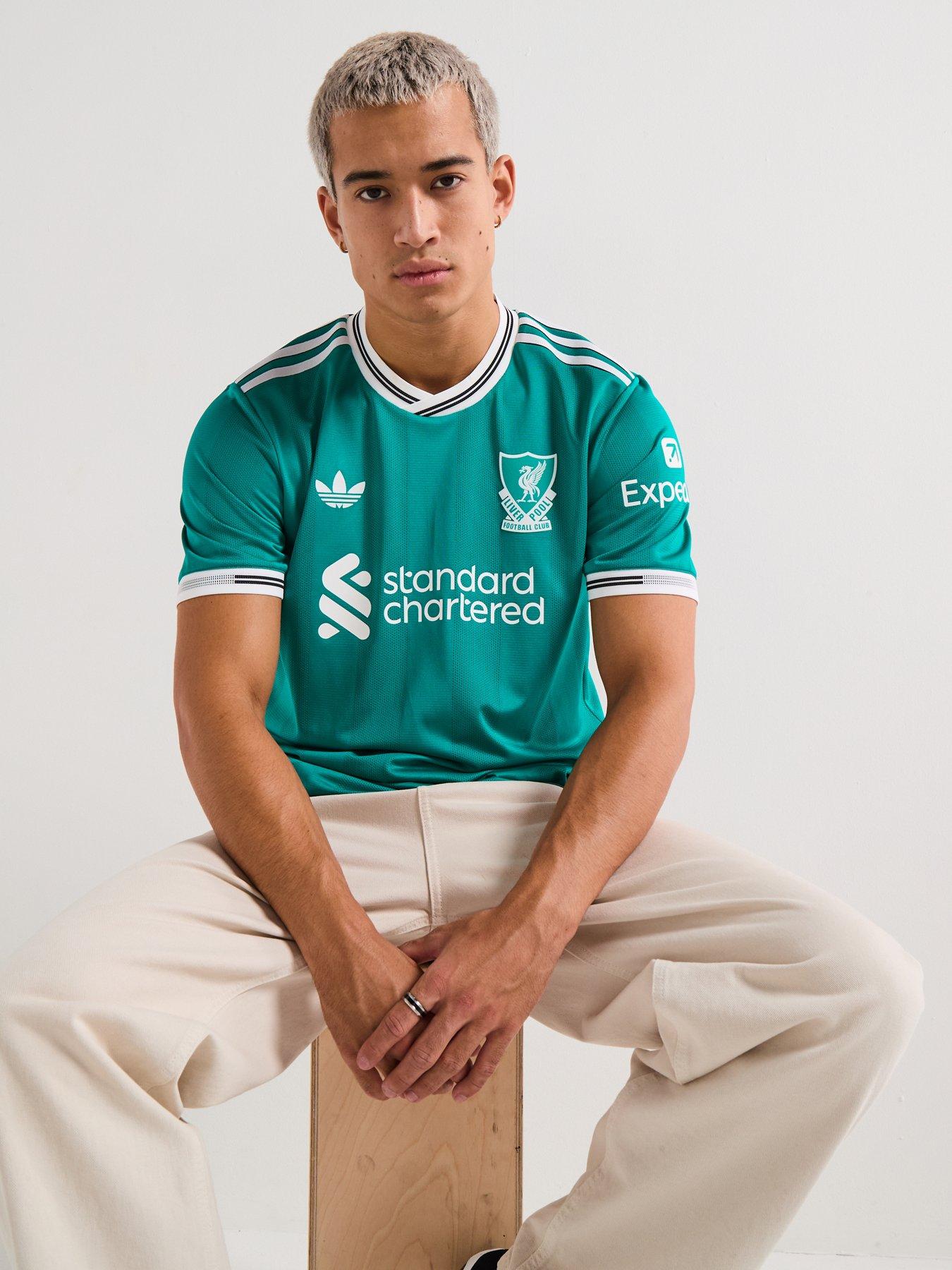 adidas Liverpool Mens 25/26 3rd Authentic Replica Shirt -Green Very