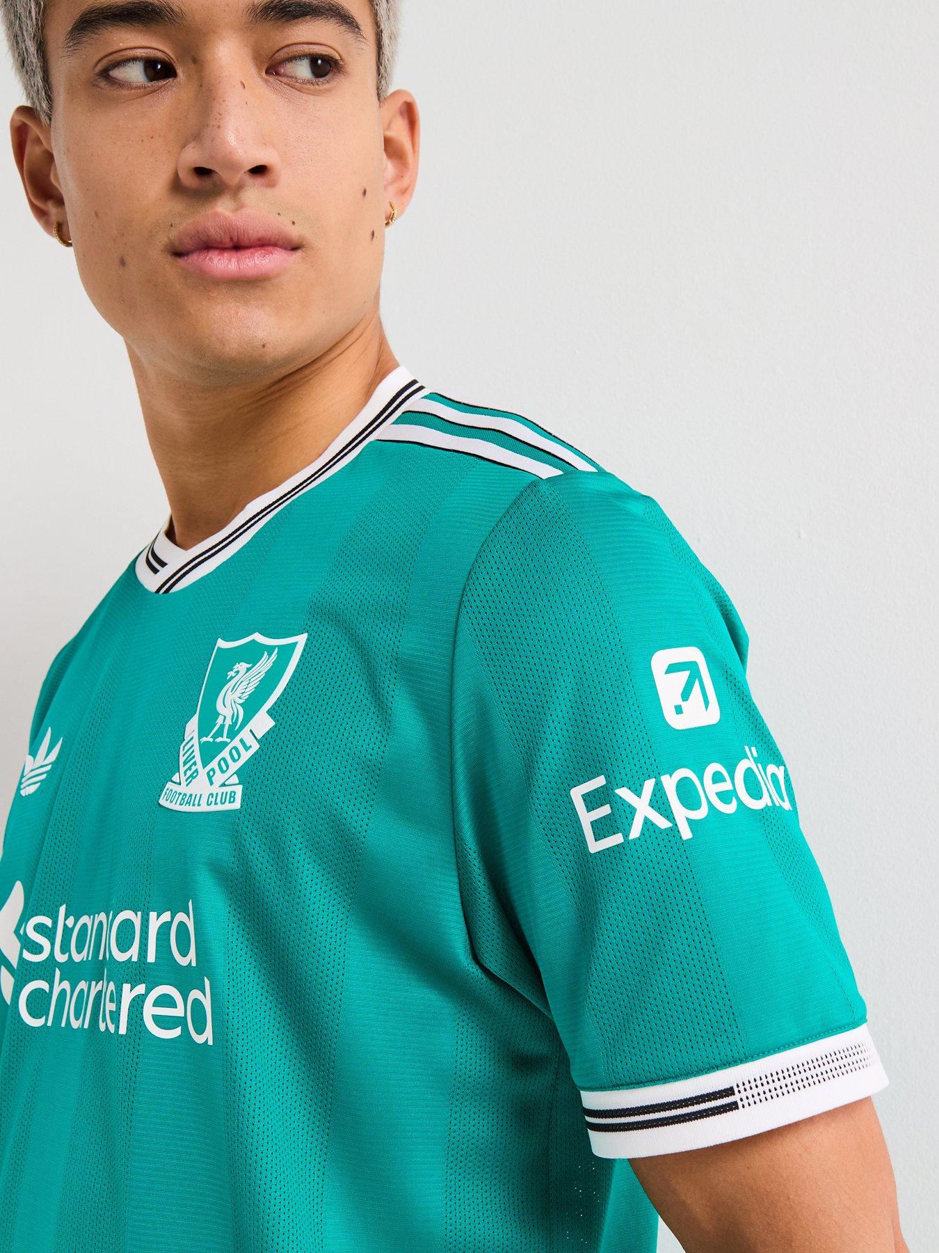Image 4 of 6 of adidas Liverpool Mens 25/26 3rd Authentic Replica Shirt -Green