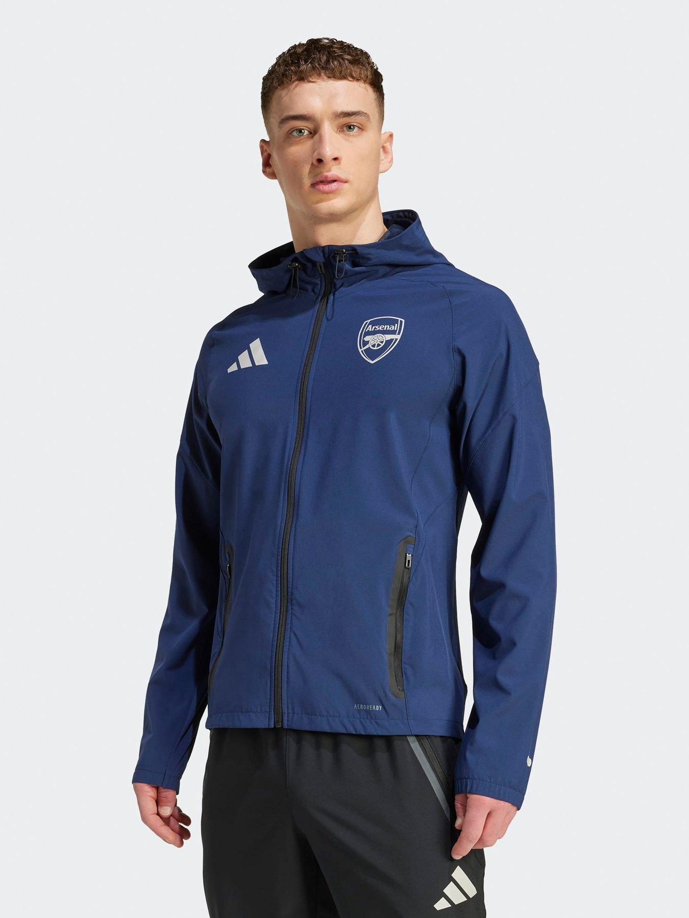 Image 2 of 5 of adidas Mens Arsenal Vis Tech Hoodie - Navy