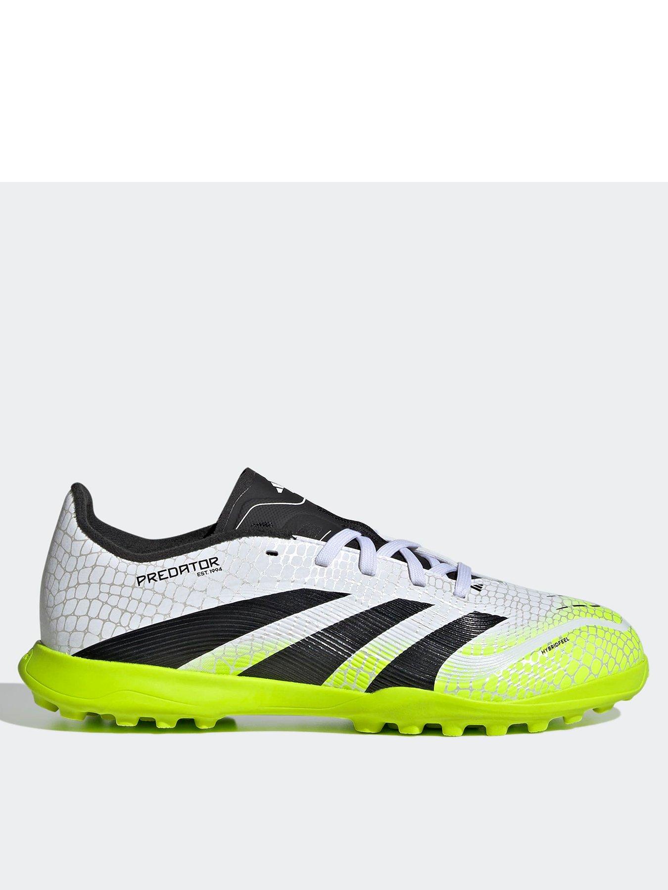 adidas Junior Predator League Astro Turf Football Boots, White, Size 10 Younger