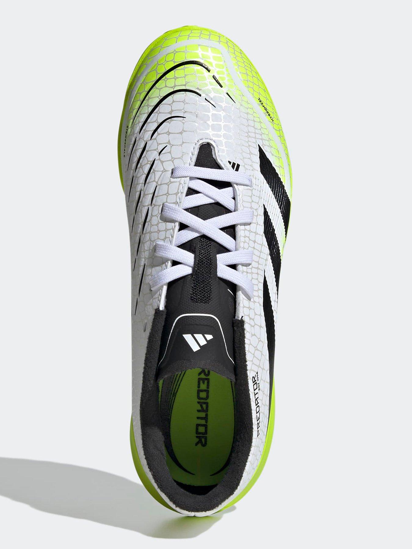 Image 4 of 6 of adidas Junior Predator League Astro Turf Football Boots - White