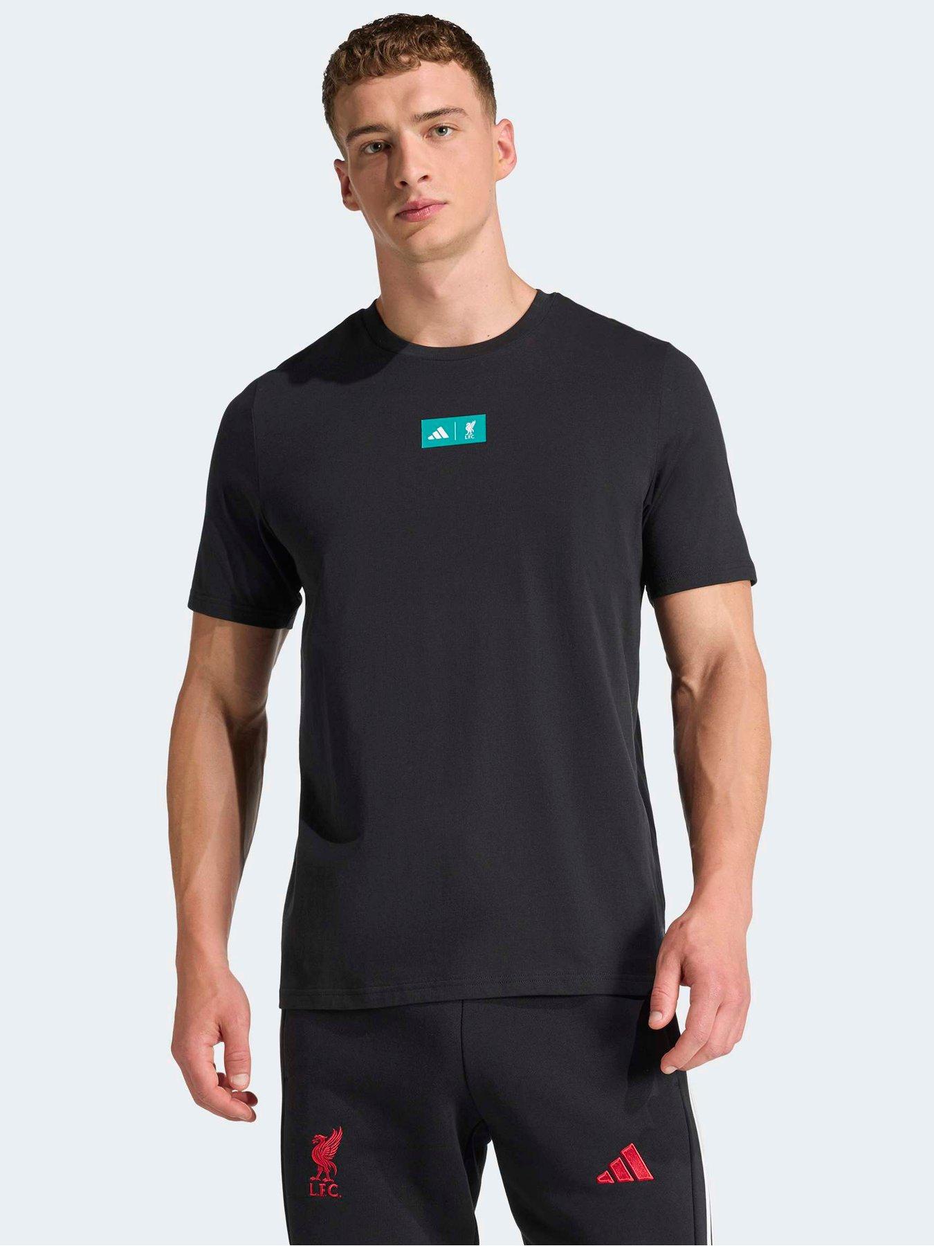 Image 1 of 5 of adidas Mens Liverpool Seasonal Tee- Black