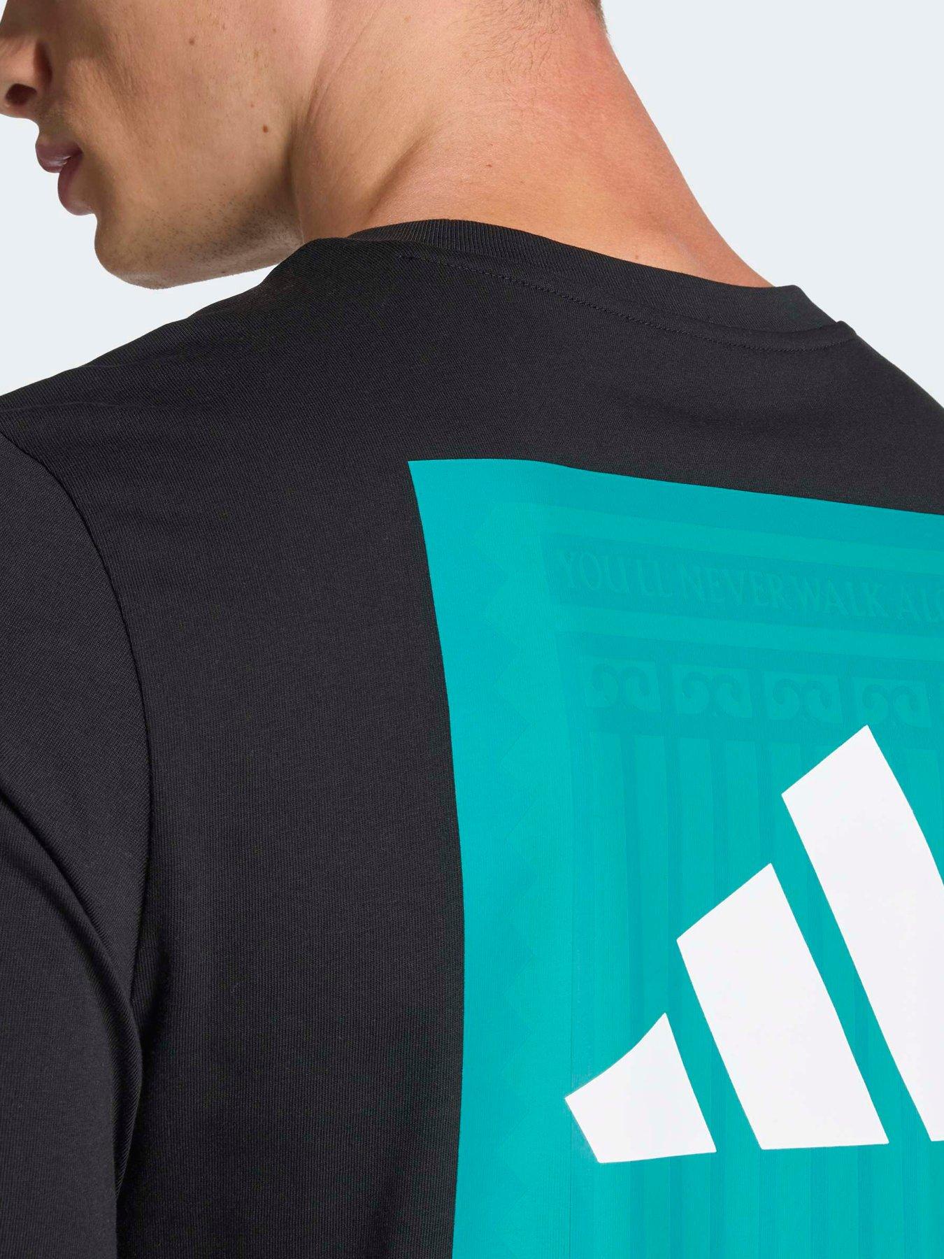 Image 5 of 5 of adidas Mens Liverpool Seasonal Tee- Black