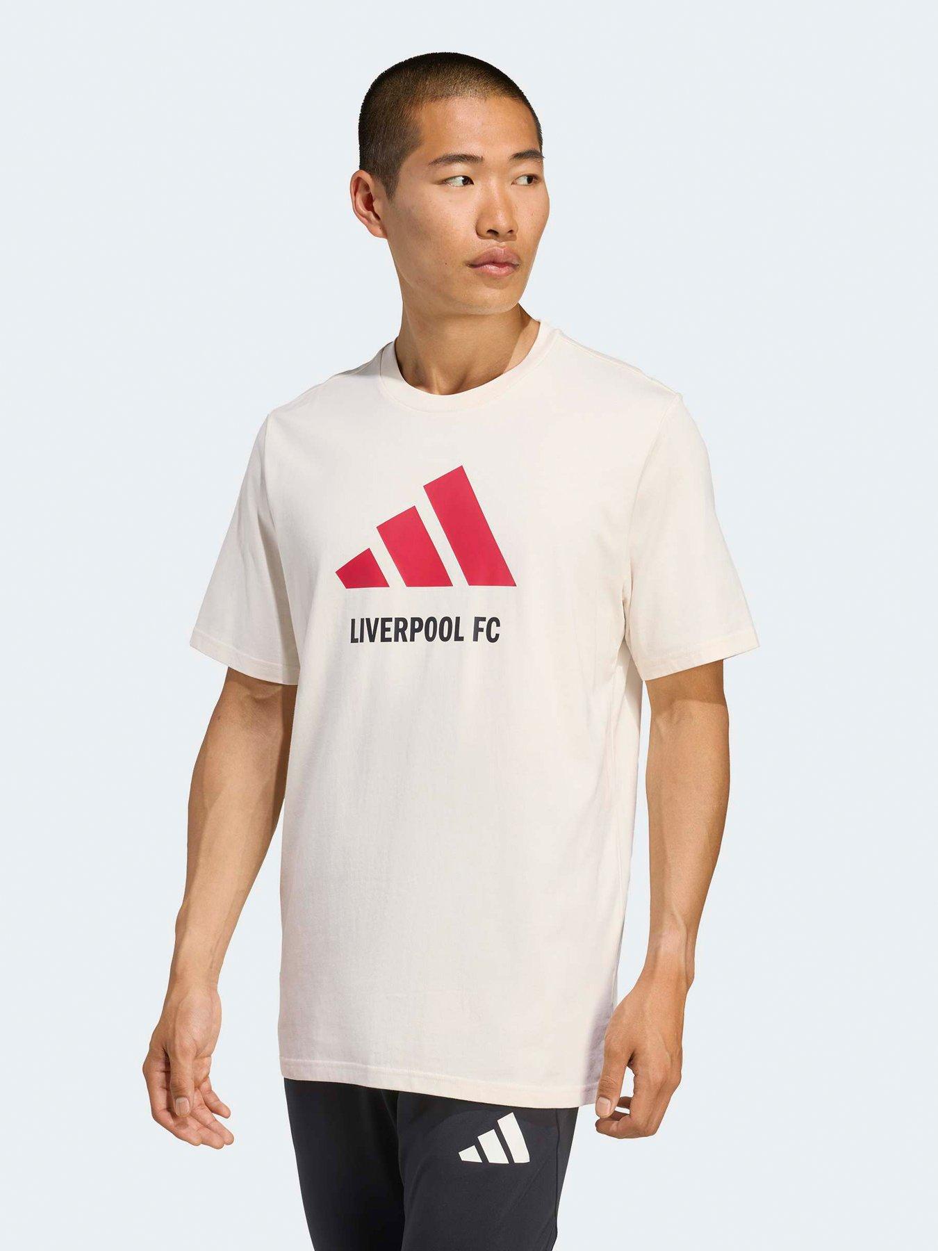 adidas Mens Liverpool Seasonal Tee- White