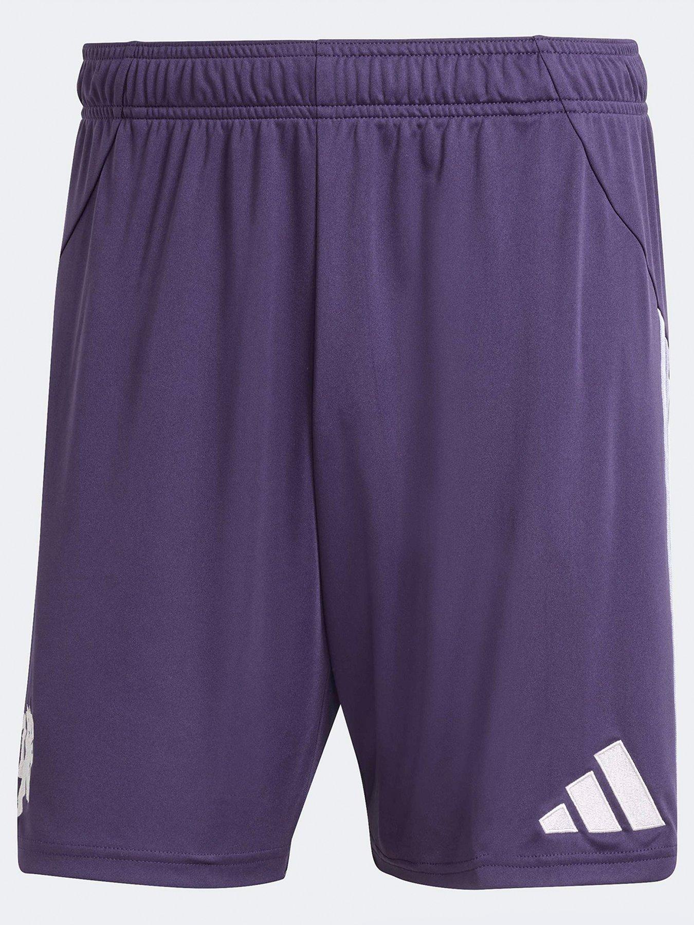 undefined Manchester United Mens 25/26 Away Stadium Shorts - Purple