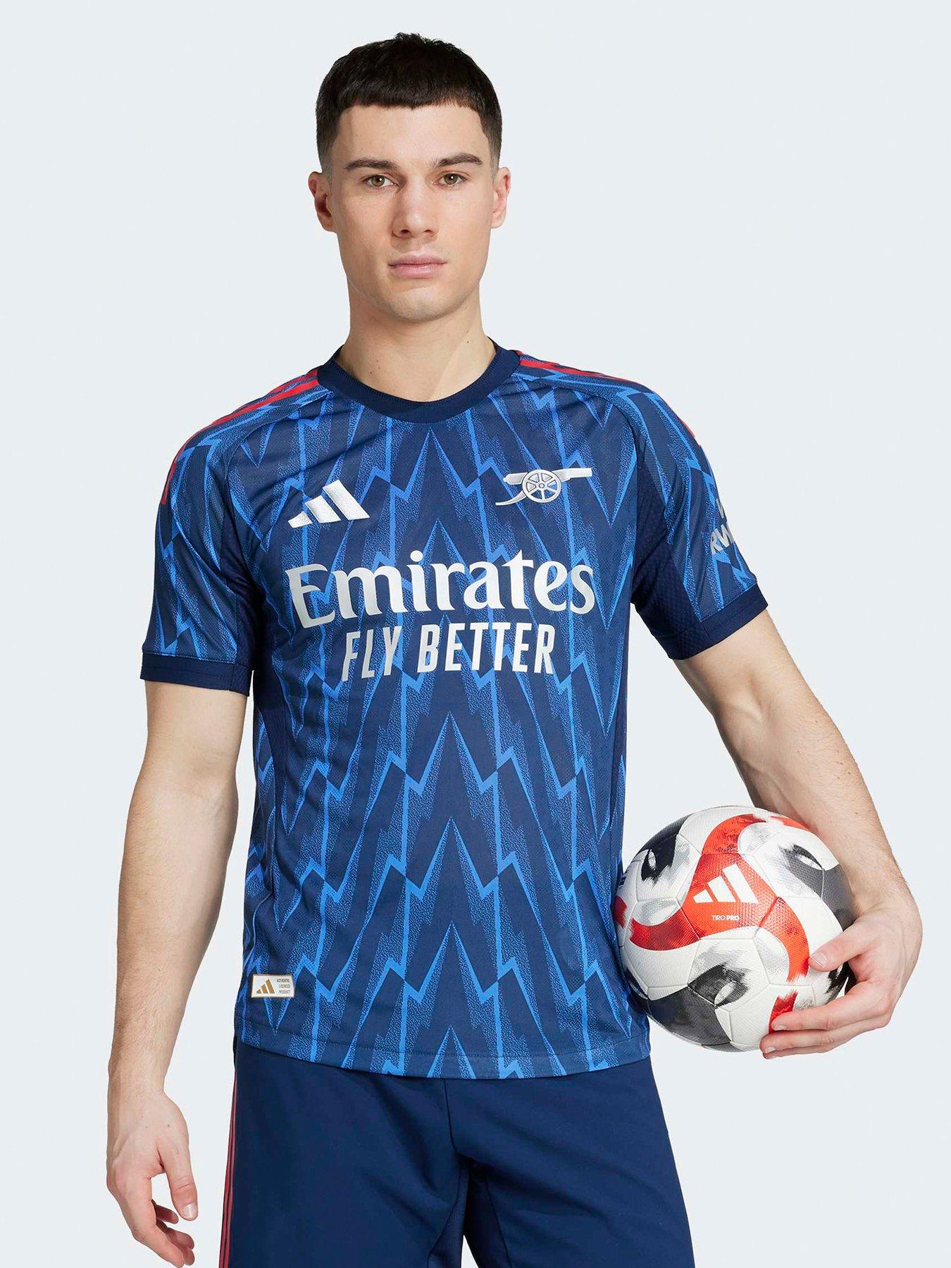 undefined Arsenal Mens 25/26 Away Authentic Replica Shirt - Blue