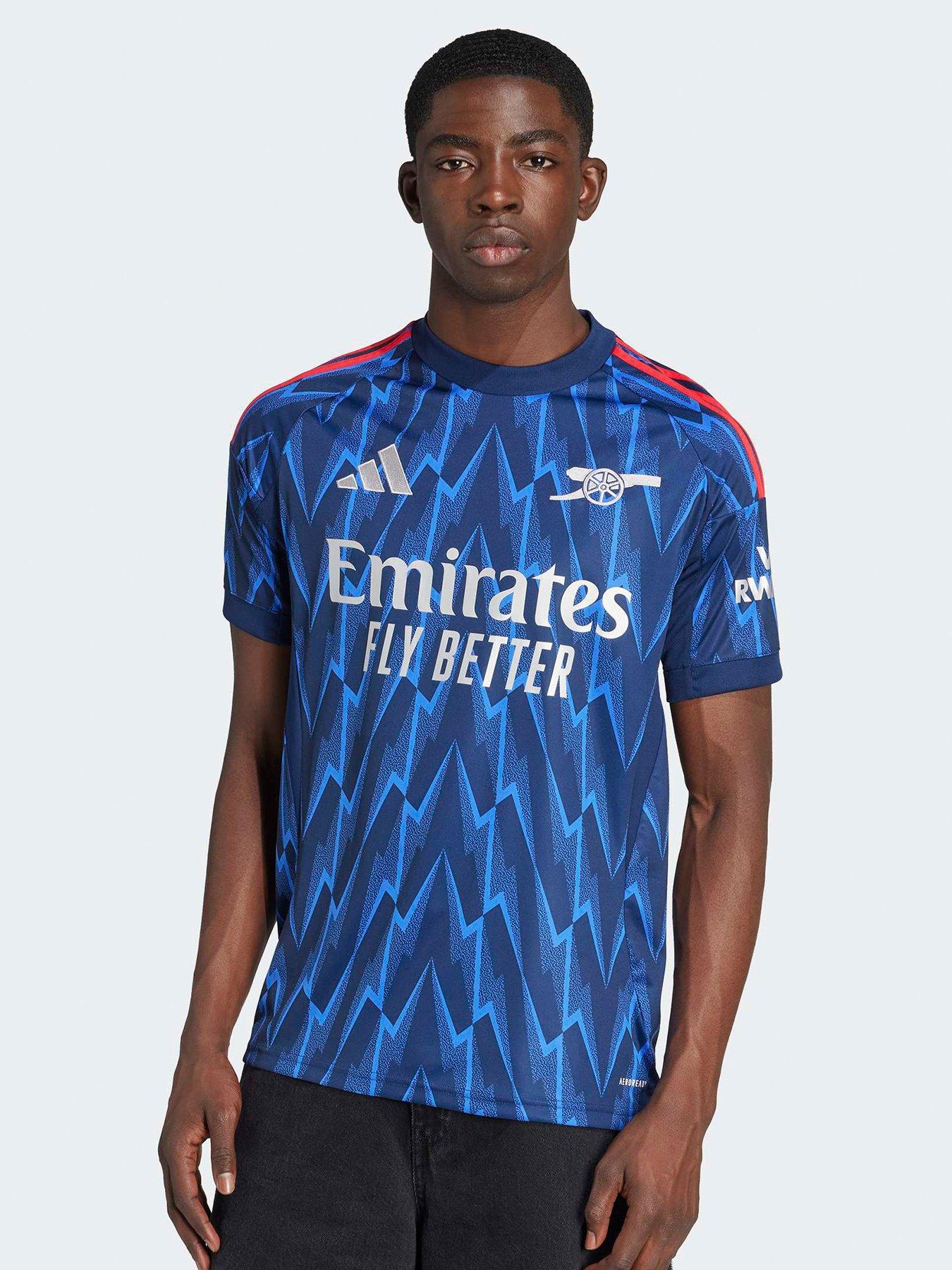 undefined Arsenal Mens 25/26 Away Stadium Replica Shirt - Navy