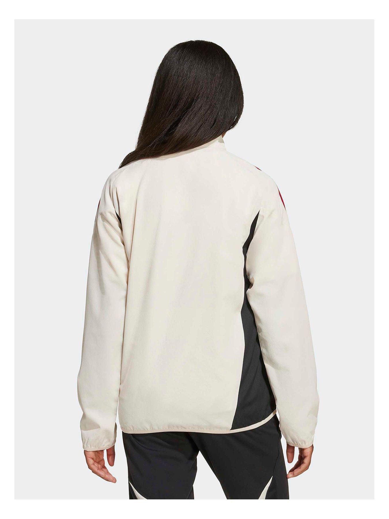 Image 3 of 4 of adidas Junior Liverpool Presentation Jacket -White