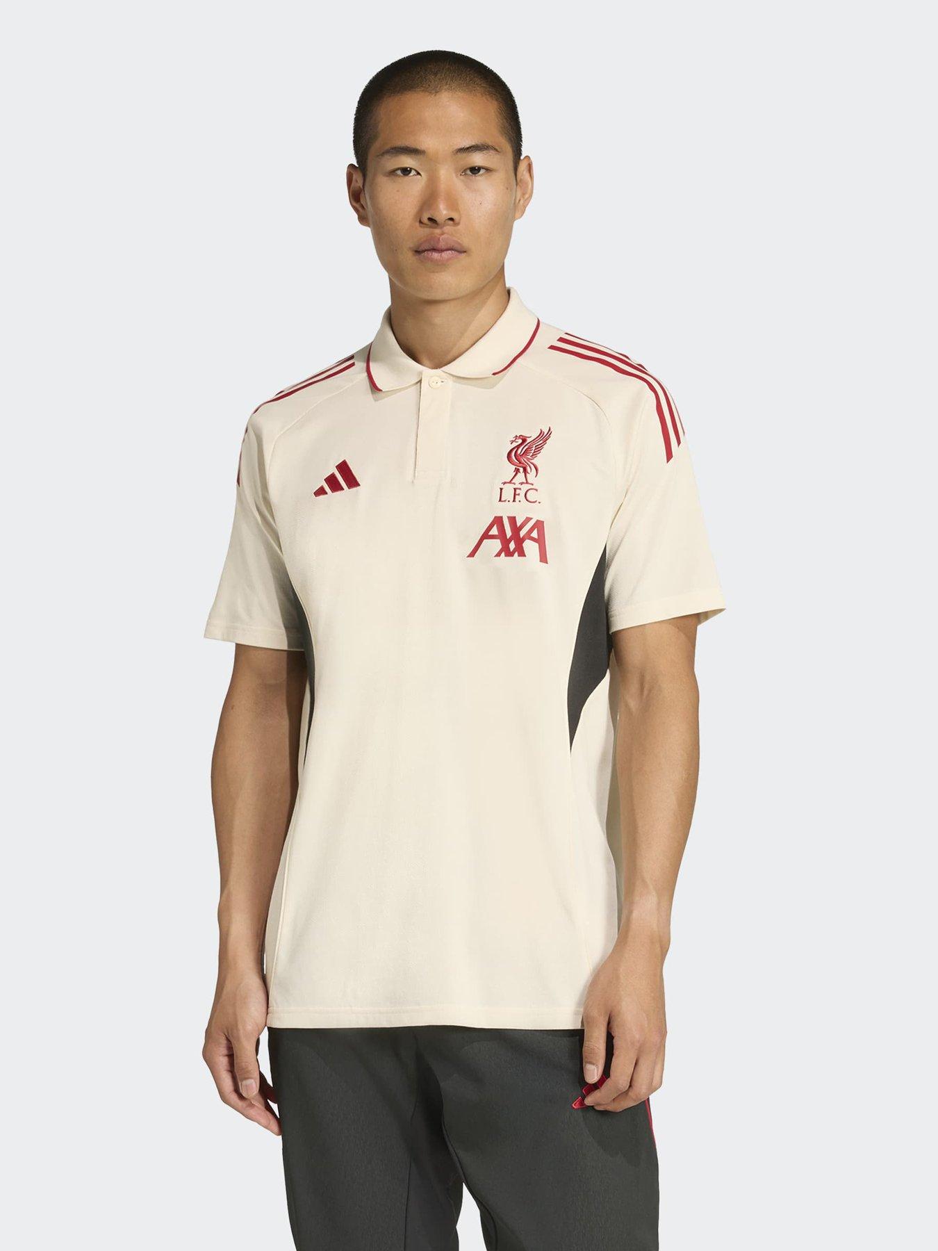 adidas Mens Liverpool Training Polo - White