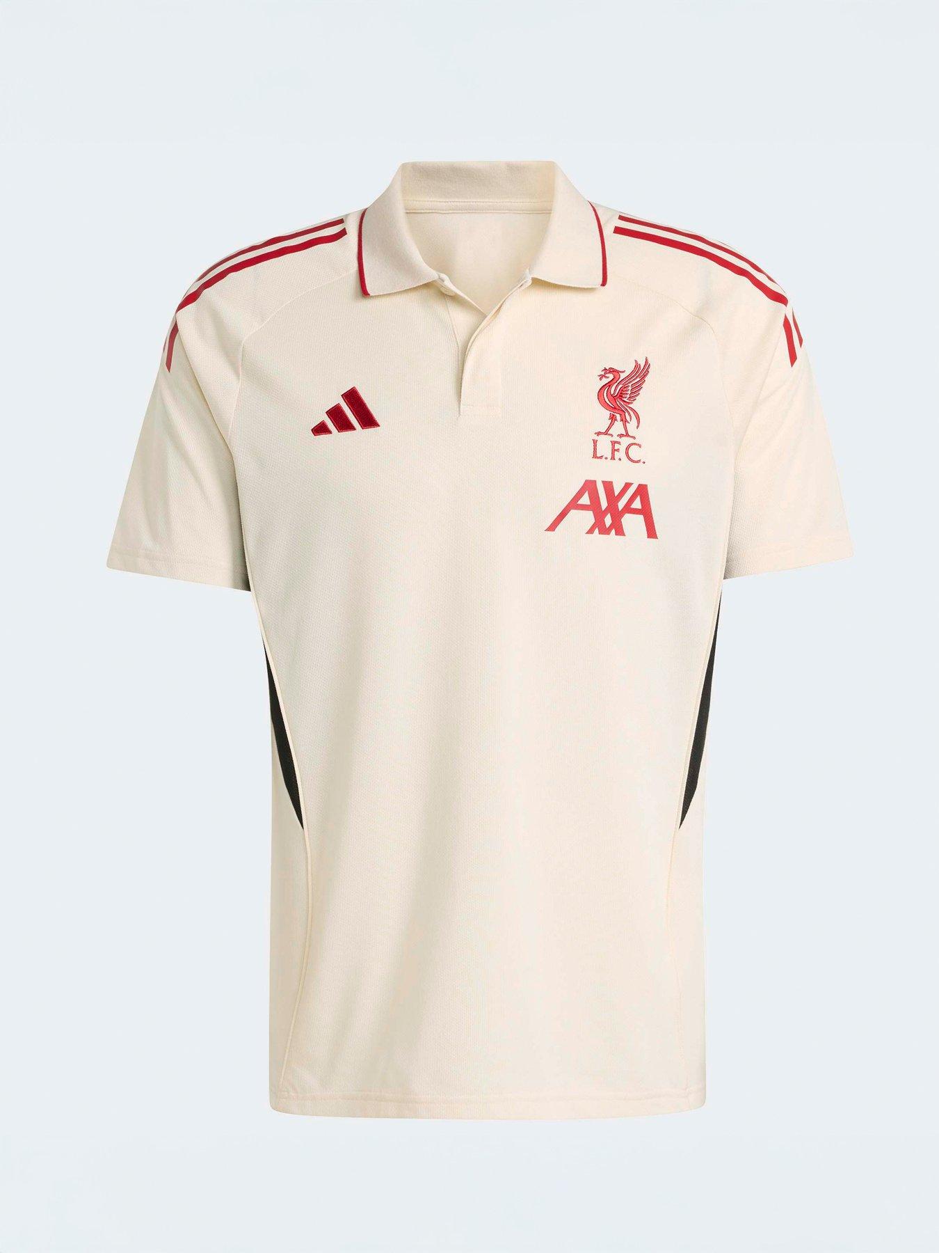 Image 3 of 5 of adidas Mens Liverpool Training Polo - White