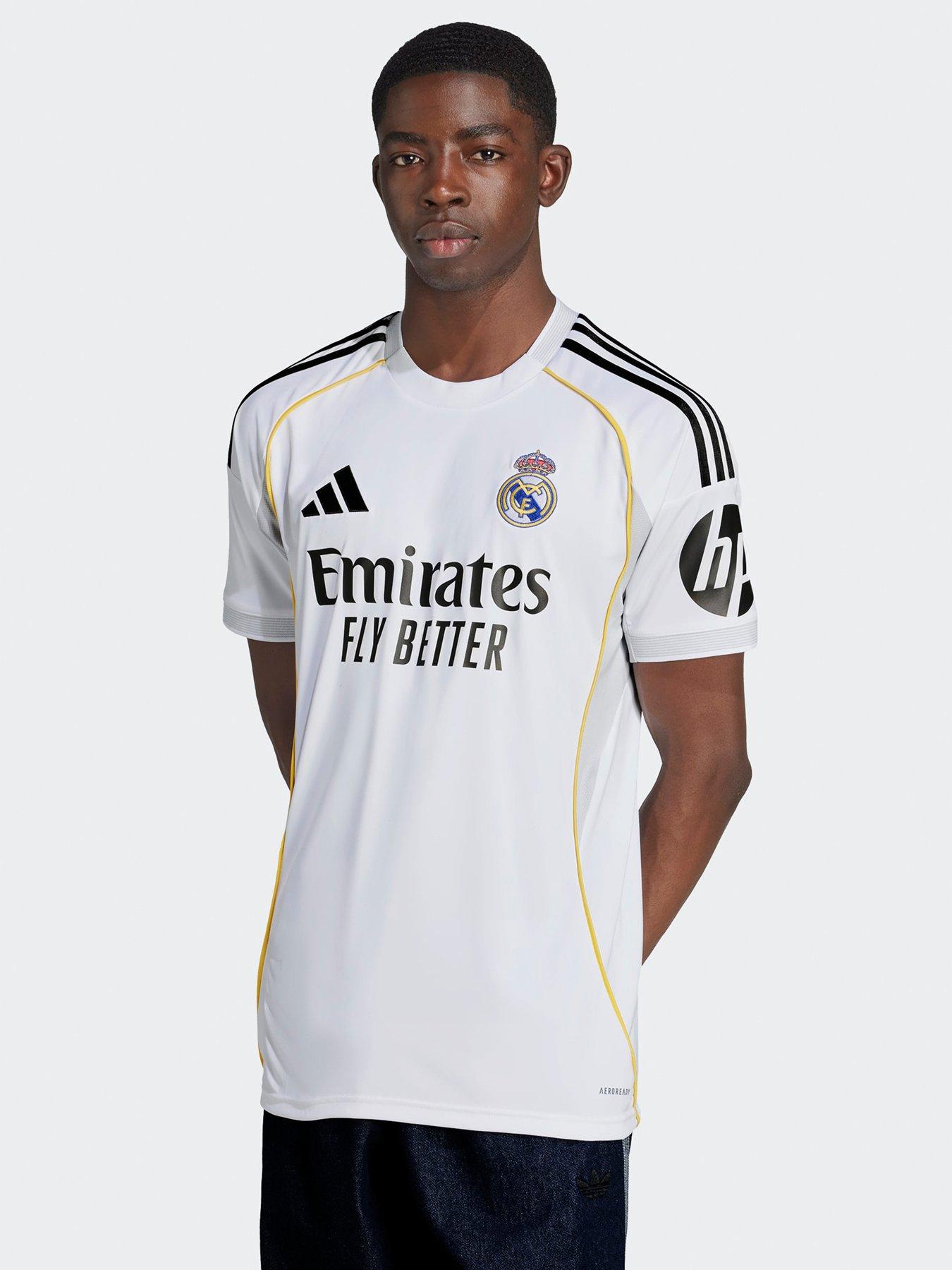 undefined Real Madrid Mens 25/26 Home Stadium Replica Shirt - White