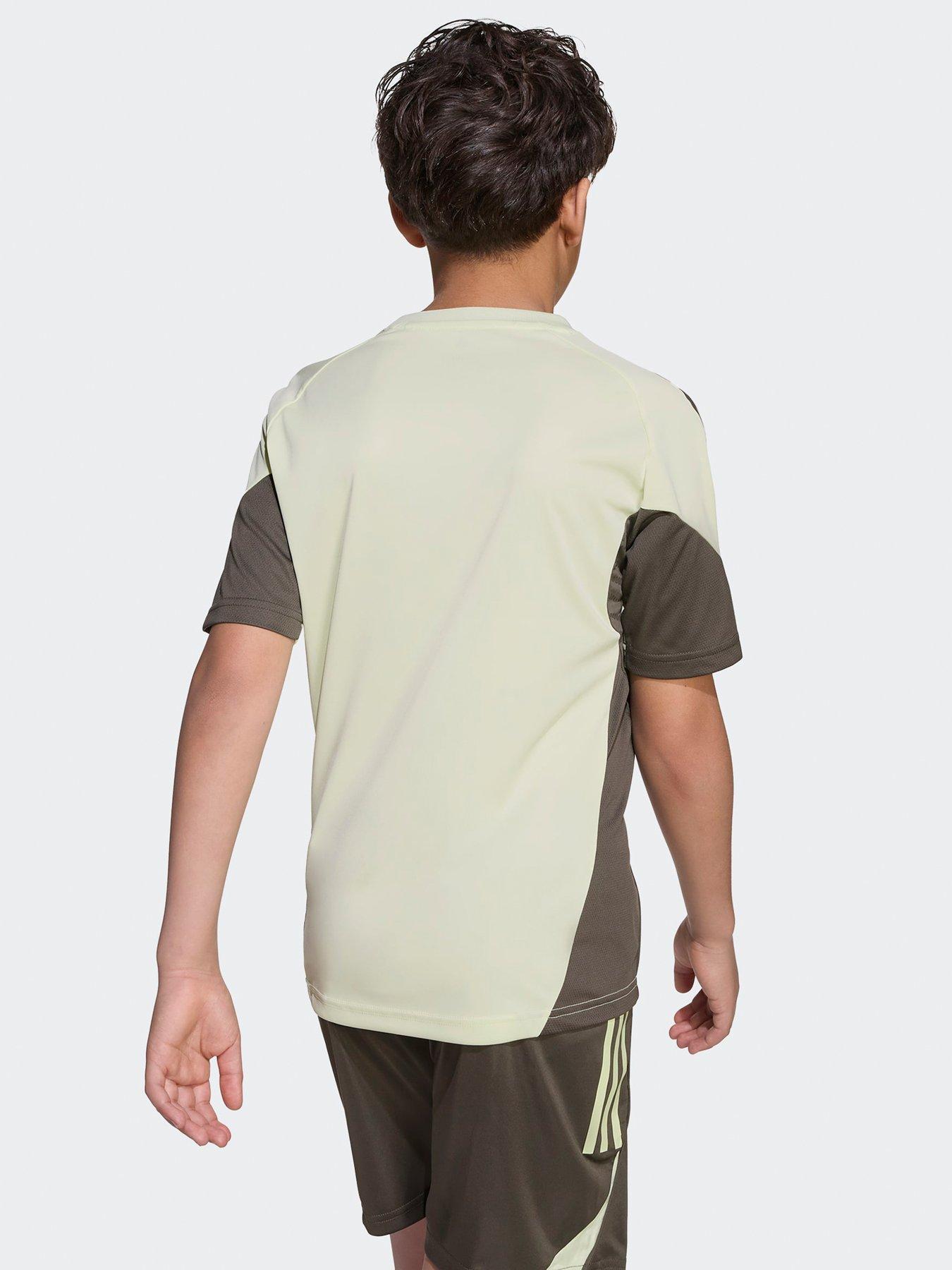 Image 2 of 5 of adidas Junior Real Madrid Training Jersey - Lime